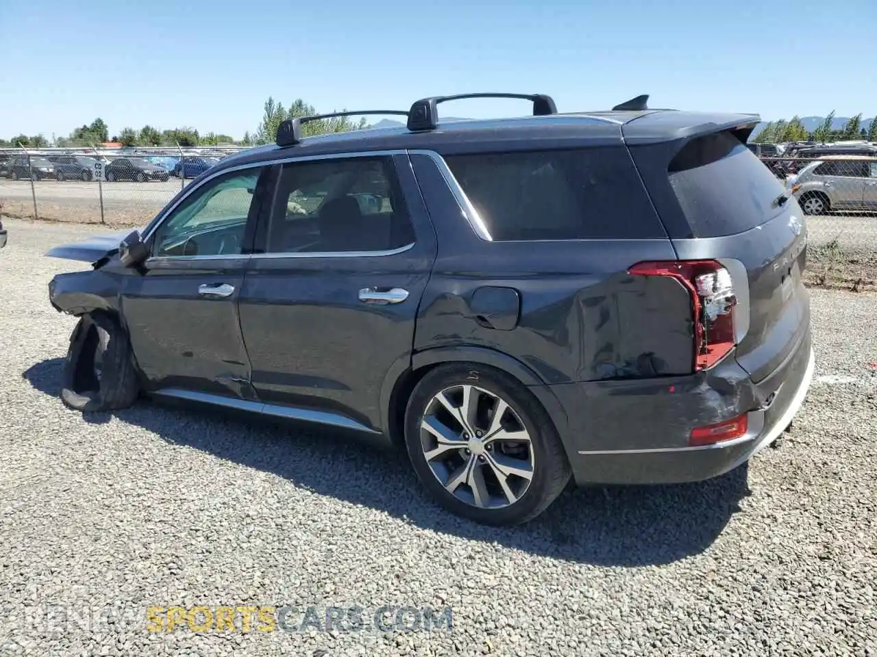 2 fotografías del automóvil dañado KM8R5DHE1MU227613 HYUNDAI PALISADE 2021
