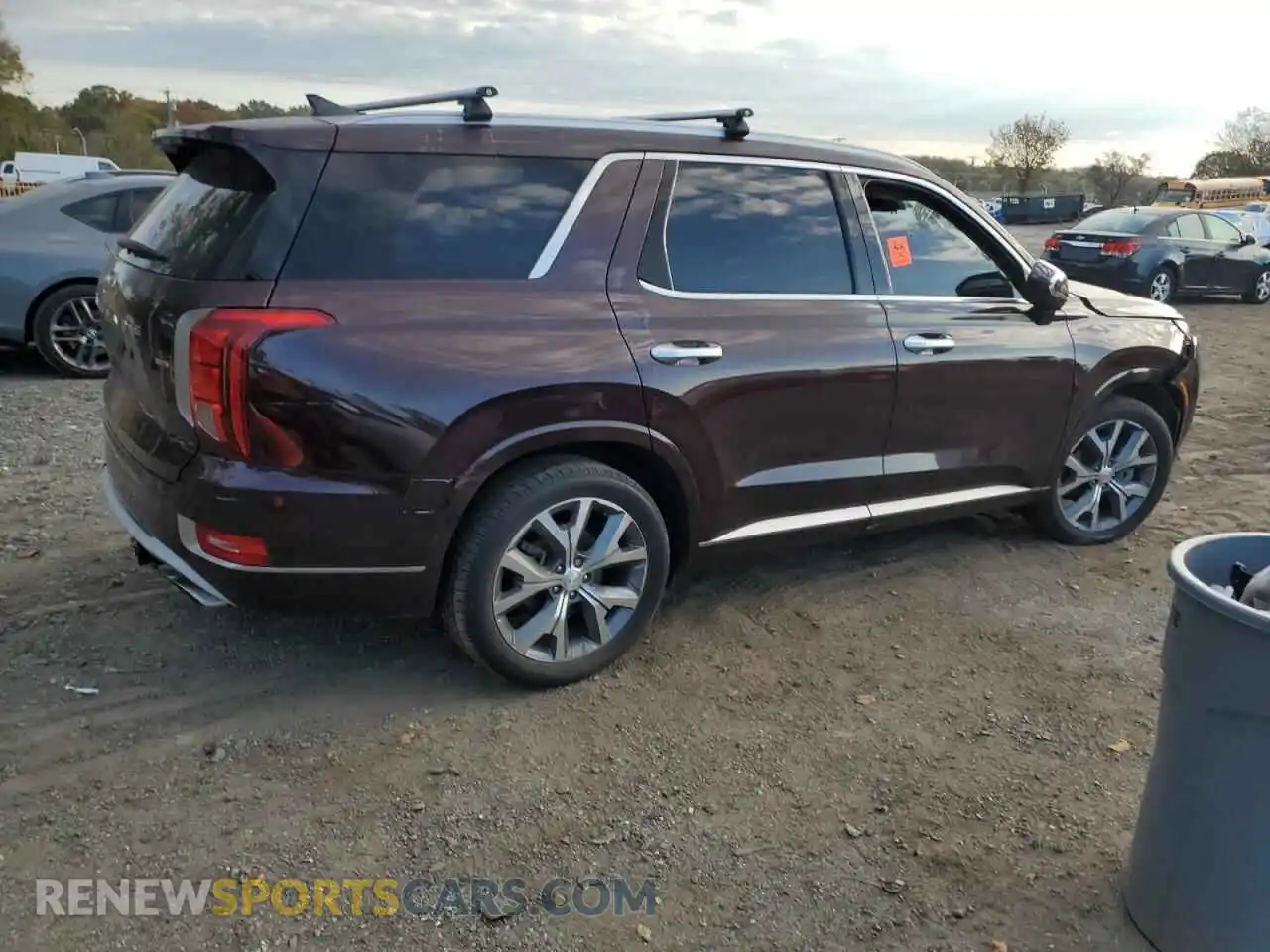 3 Photograph of a damaged car KM8R5DHE1MU250051 HYUNDAI PALISADE 2021