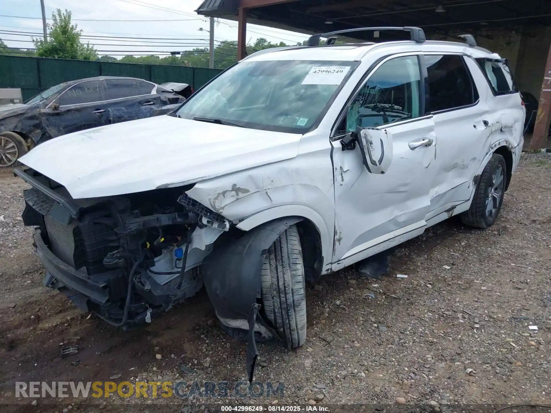 2 Photograph of a damaged car KM8R5DHE2MU256019 HYUNDAI PALISADE 2021