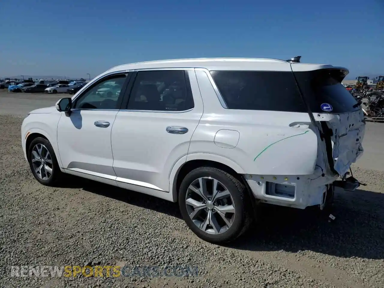 2 Photograph of a damaged car KM8R5DHE3MU221246 HYUNDAI PALISADE 2021
