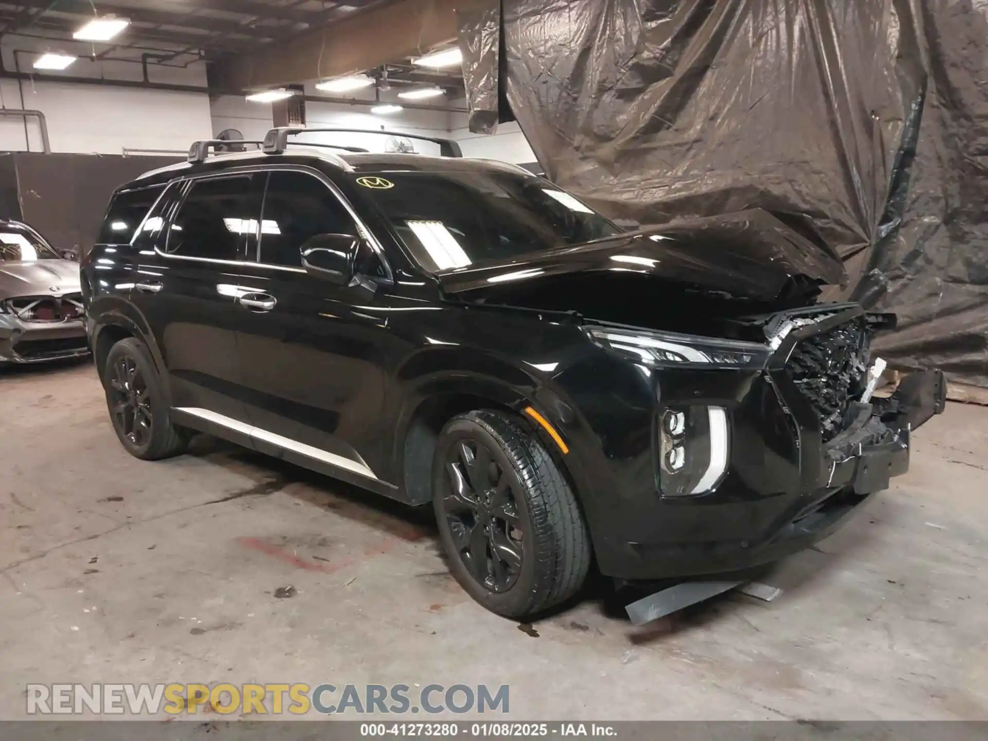 1 Photograph of a damaged car KM8R5DHE4MU205007 HYUNDAI PALISADE 2021