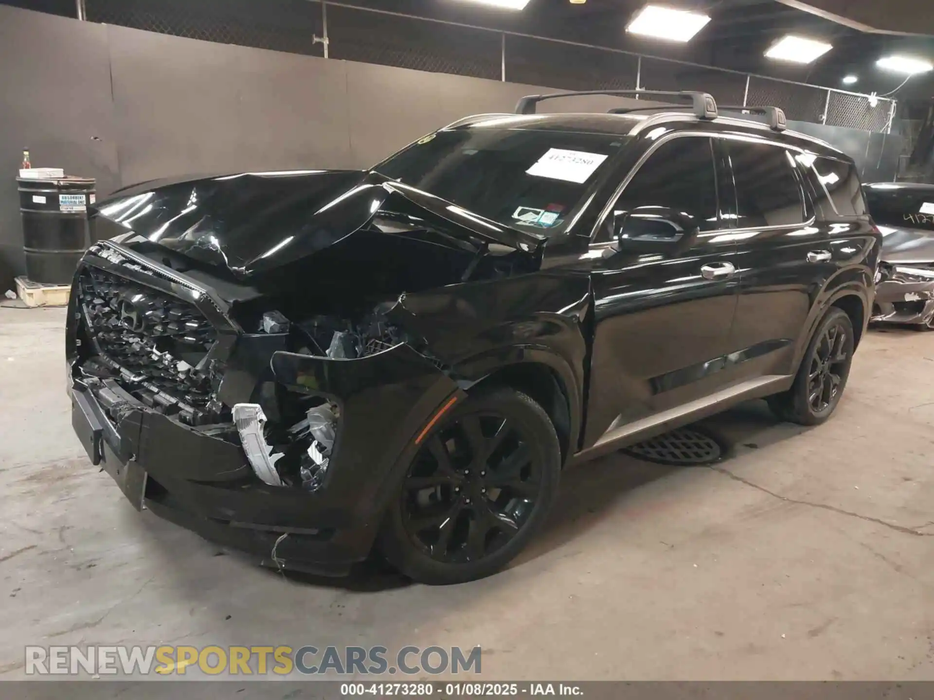 2 Photograph of a damaged car KM8R5DHE4MU205007 HYUNDAI PALISADE 2021