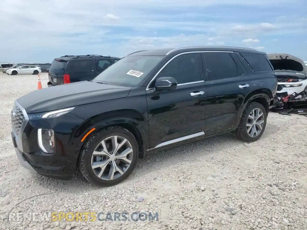 1 Photograph of a damaged car KM8R5DHE4MU205573 HYUNDAI PALISADE 2021