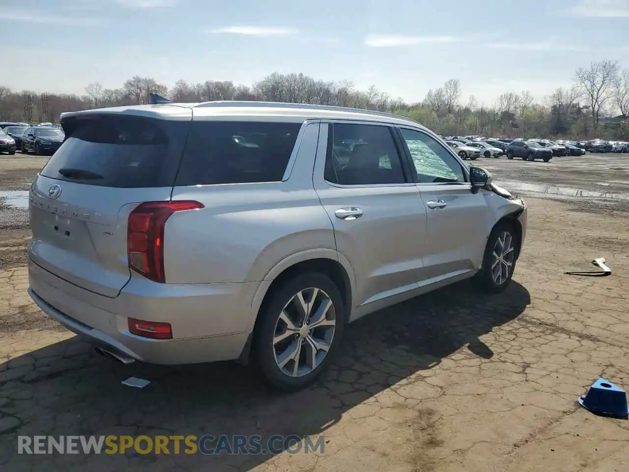 3 Photograph of a damaged car KM8R5DHE4MU283383 HYUNDAI PALISADE 2021