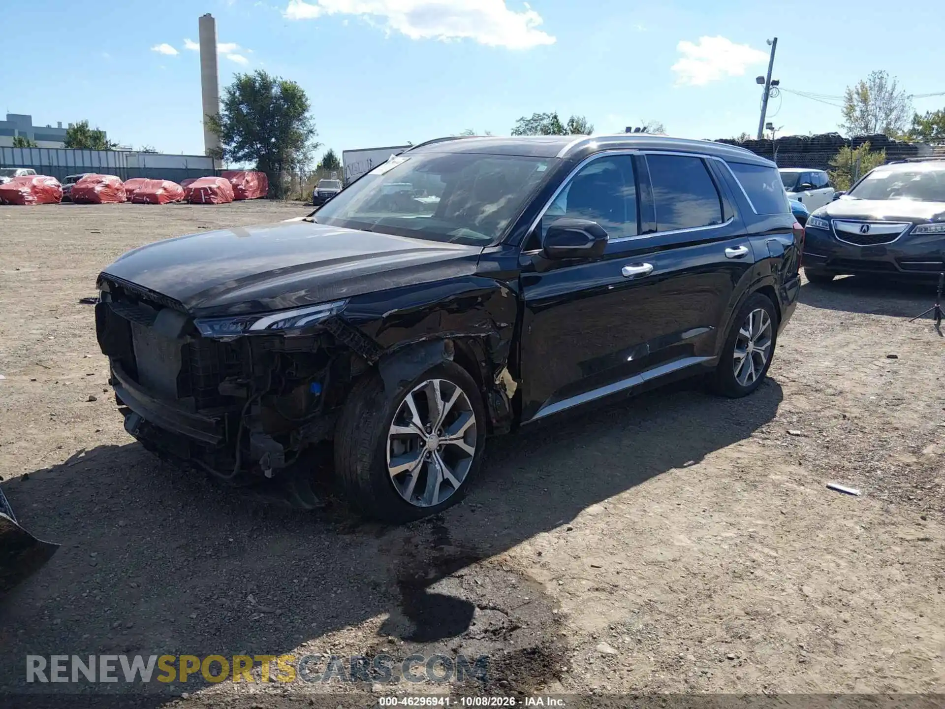 2 fotografías del automóvil dañado KM8R5DHE5MU203105 HYUNDAI PALISADE 2021
