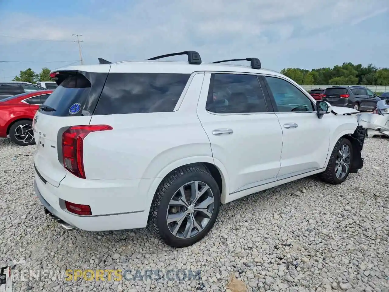3 Фотография поврежденного автомобиля KM8R5DHE5MU229218 HYUNDAI PALISADE 2021