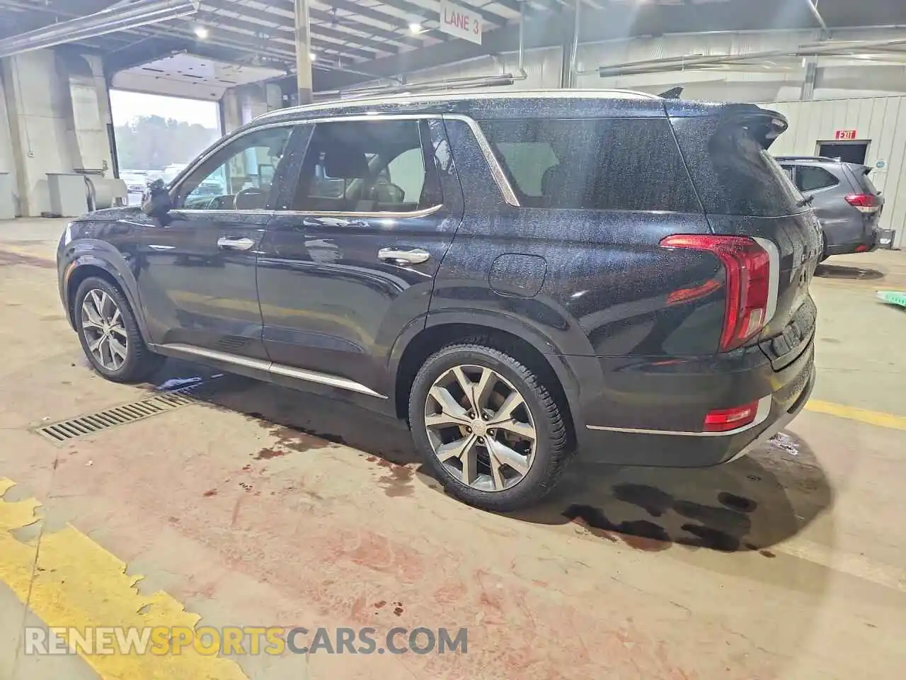 2 Photograph of a damaged car KM8R5DHE6MU207986 HYUNDAI PALISADE 2021