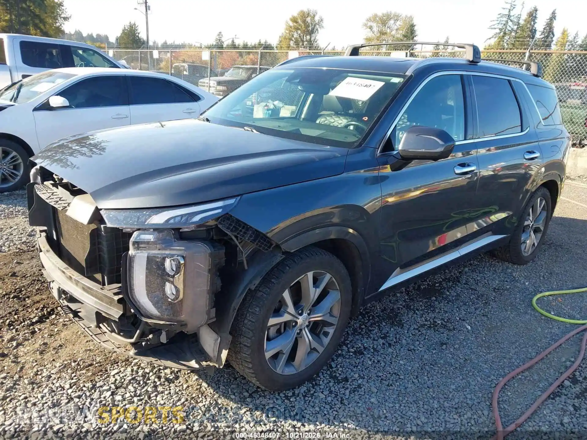 2 Photograph of a damaged car KM8R5DHE7MU200464 HYUNDAI PALISADE 2021