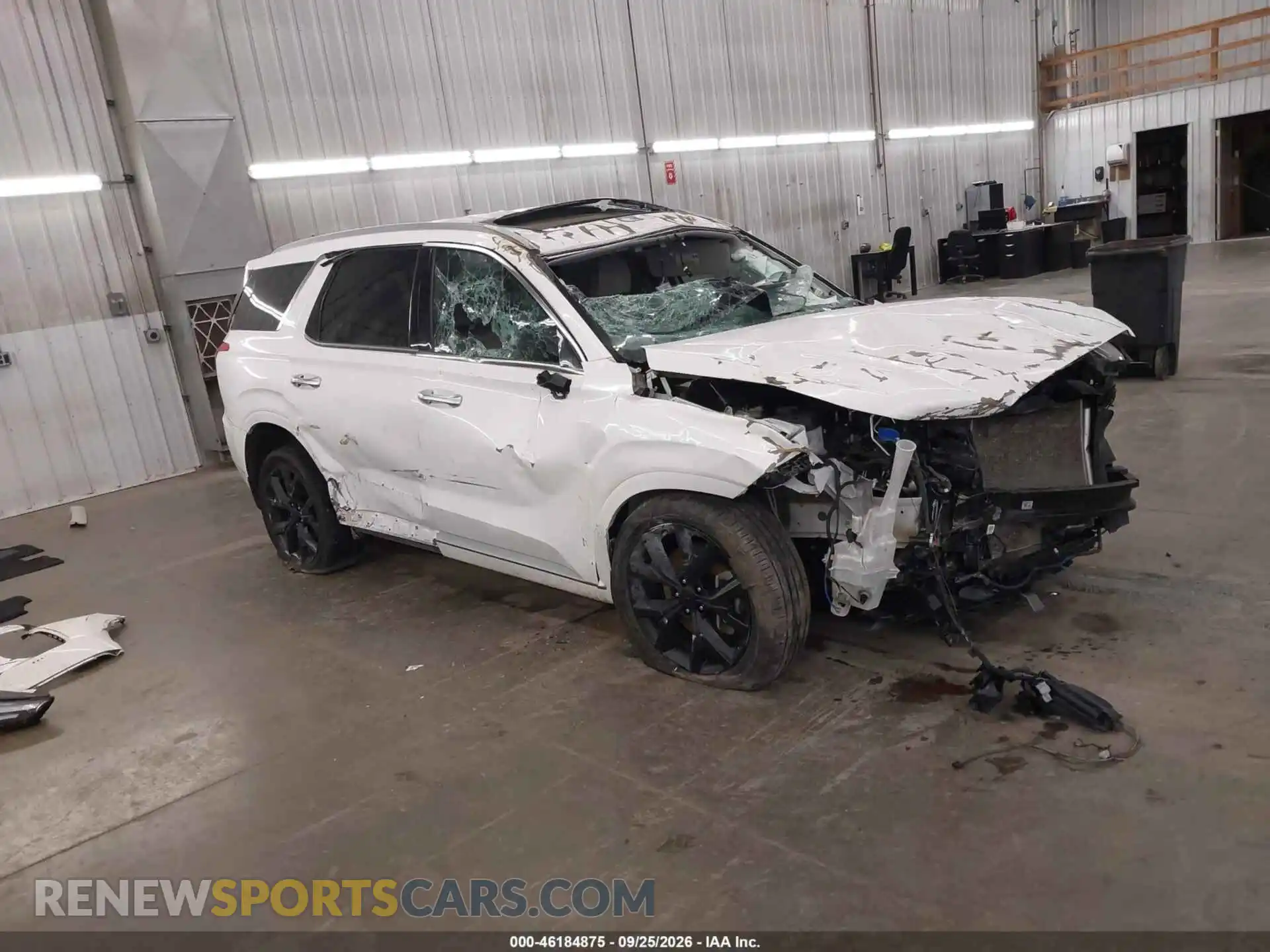 1 Photograph of a damaged car KM8R5DHE8MU217824 HYUNDAI PALISADE 2021