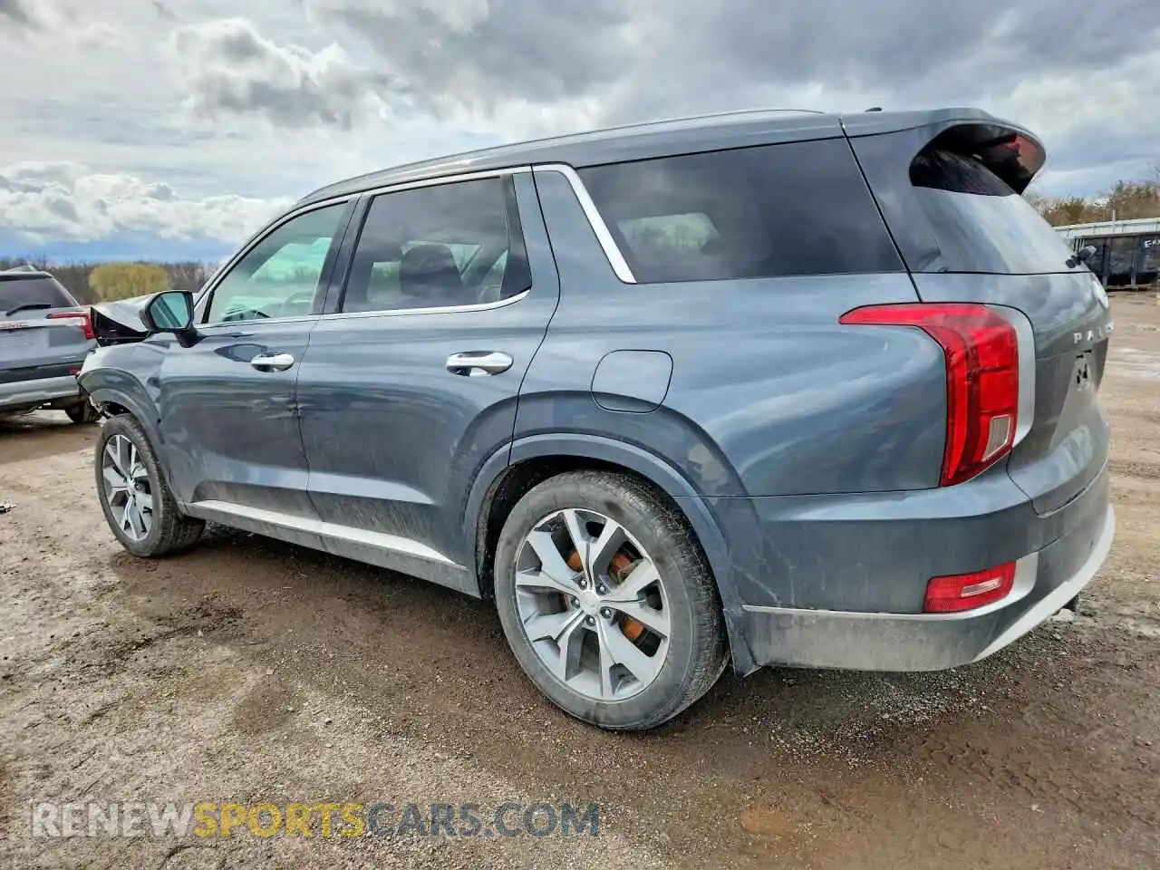 2 fotografías del automóvil dañado KM8R5DHEXMU212429 HYUNDAI PALISADE 2021