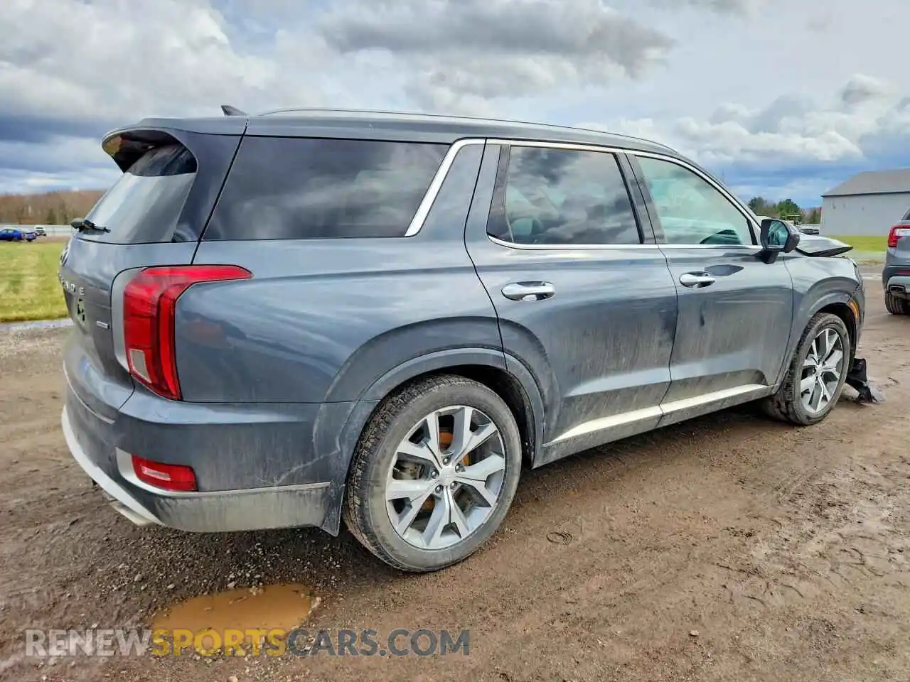 3 fotografías del automóvil dañado KM8R5DHEXMU212429 HYUNDAI PALISADE 2021