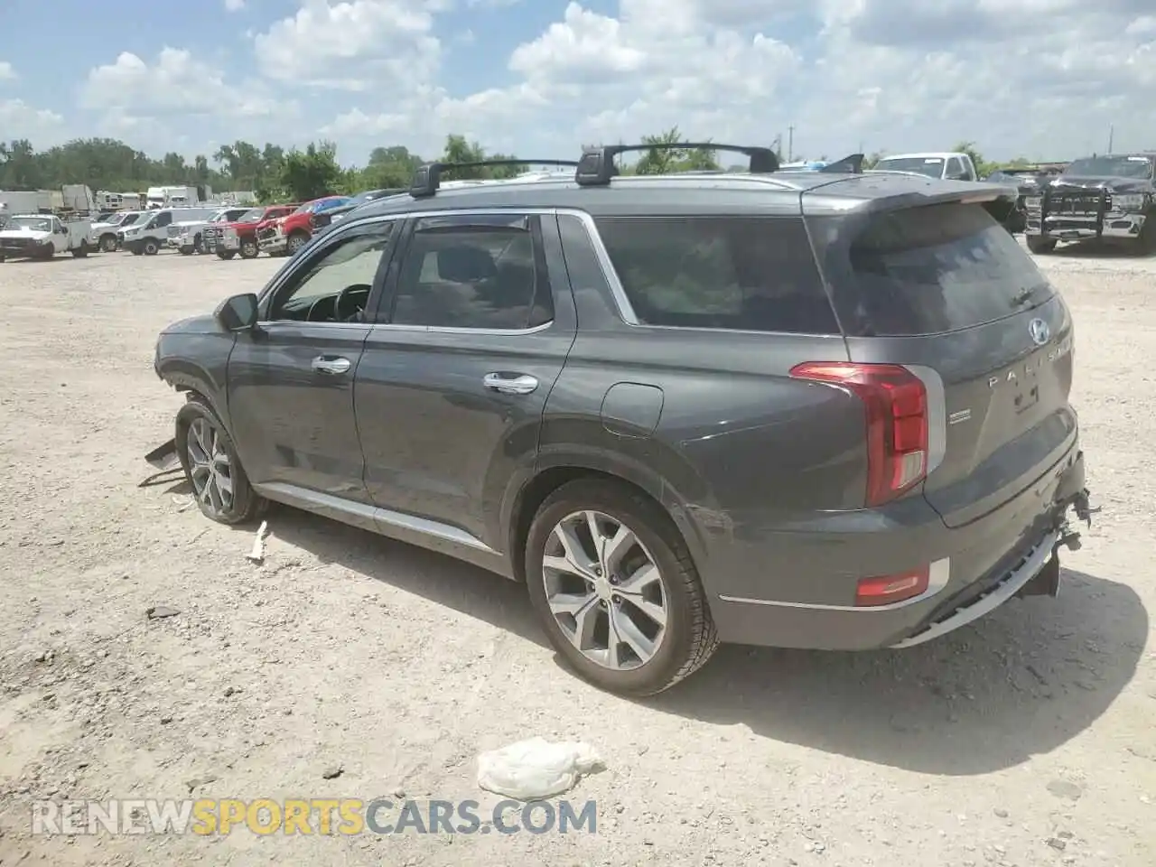 2 Photograph of a damaged car KM8R5DHEXMU268502 HYUNDAI PALISADE 2021