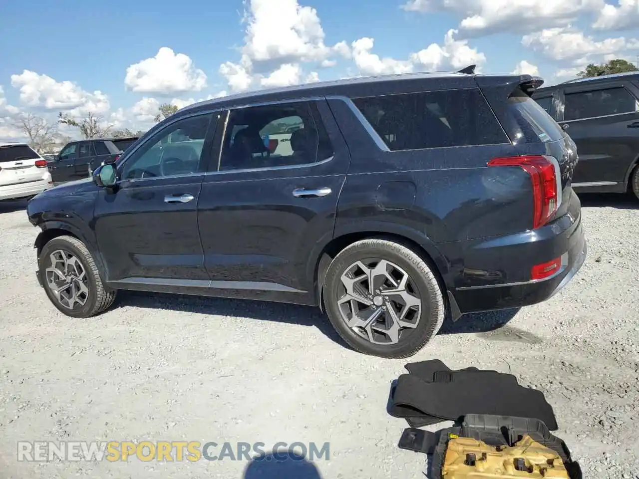 2 Photograph of a damaged car KM8R74HE2MU324698 HYUNDAI PALISADE 2021