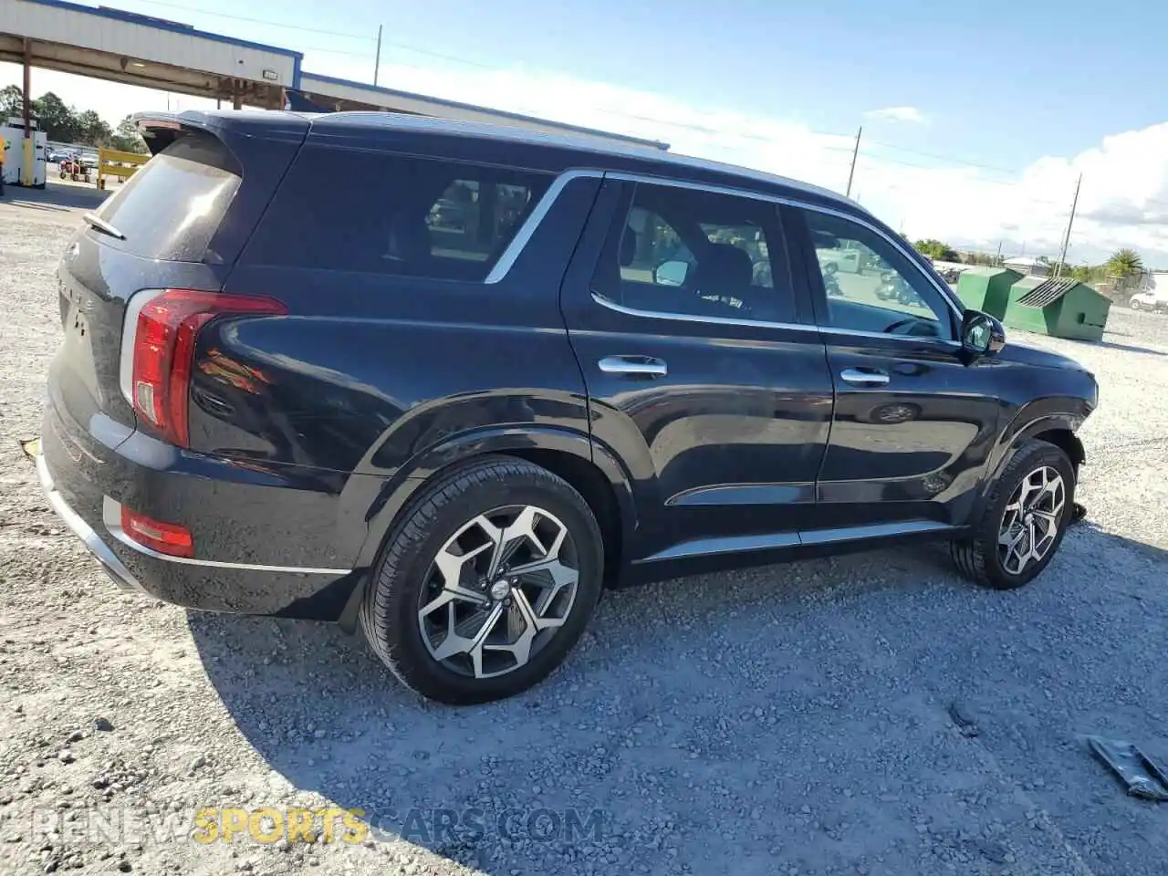 3 Photograph of a damaged car KM8R74HE2MU324698 HYUNDAI PALISADE 2021
