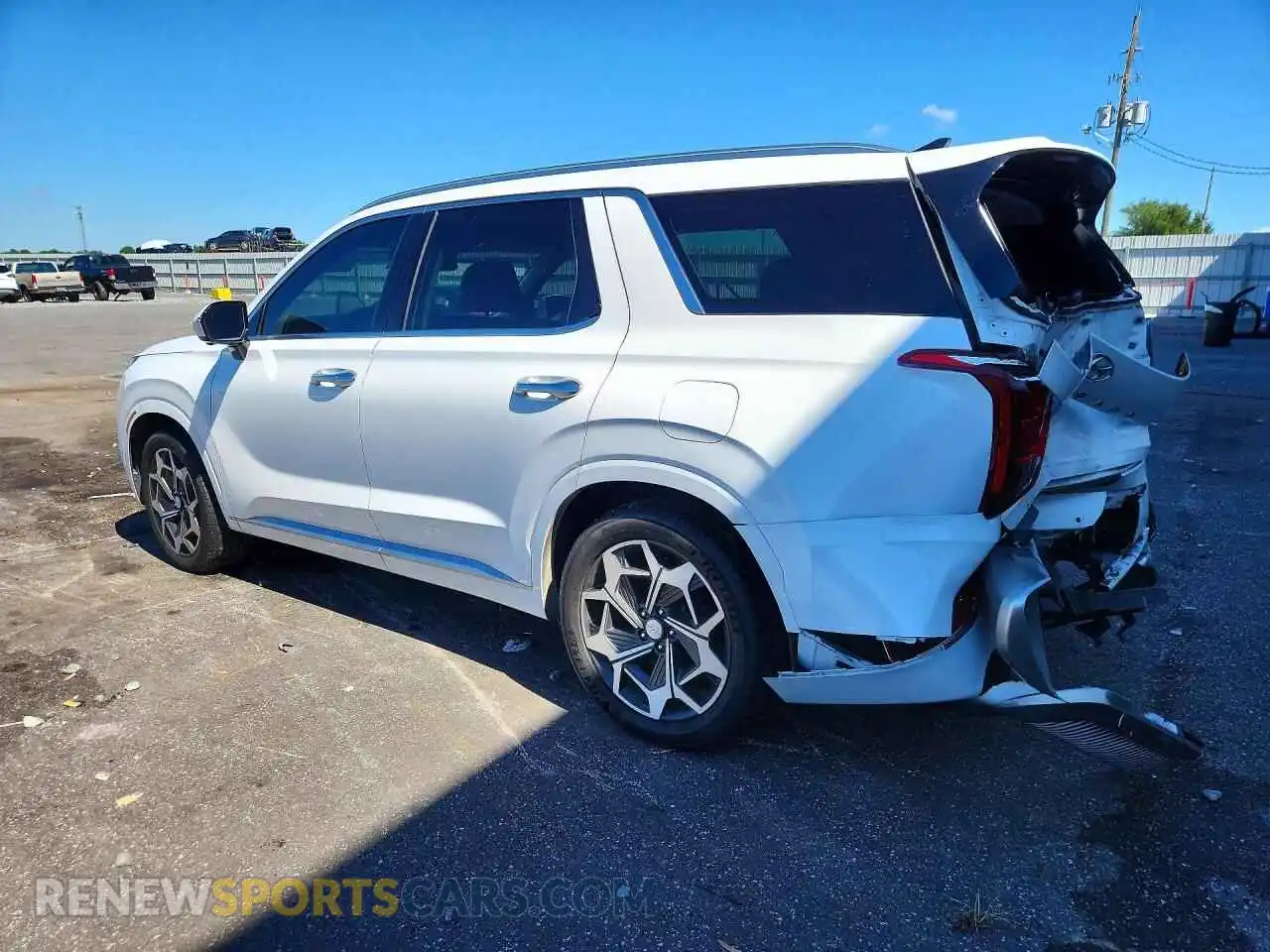 2 Фотография поврежденного автомобиля KM8R74HEXMU306420 HYUNDAI PALISADE 2021