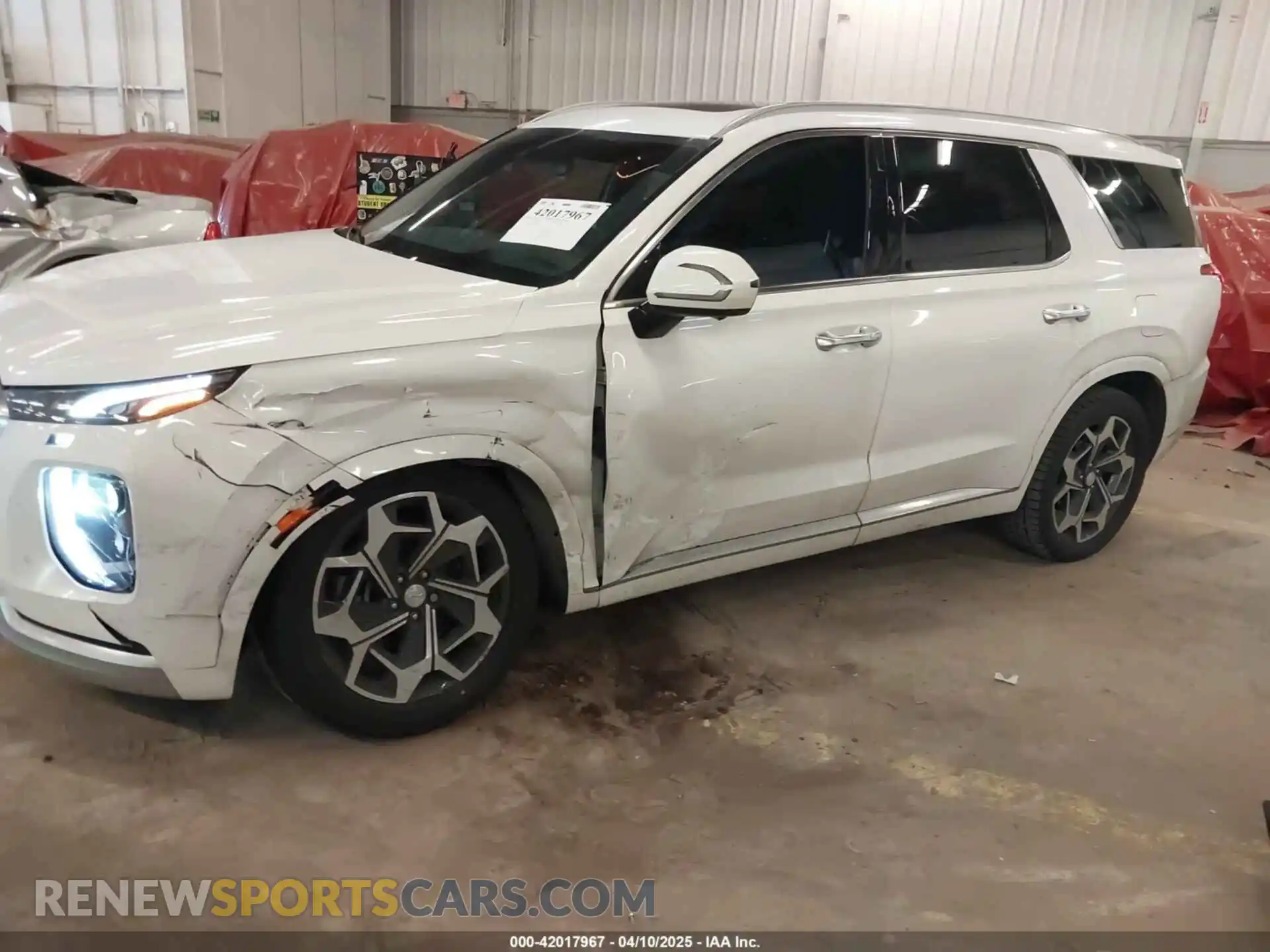 2 Photograph of a damaged car KM8R7DHE0MU207606 HYUNDAI PALISADE 2021