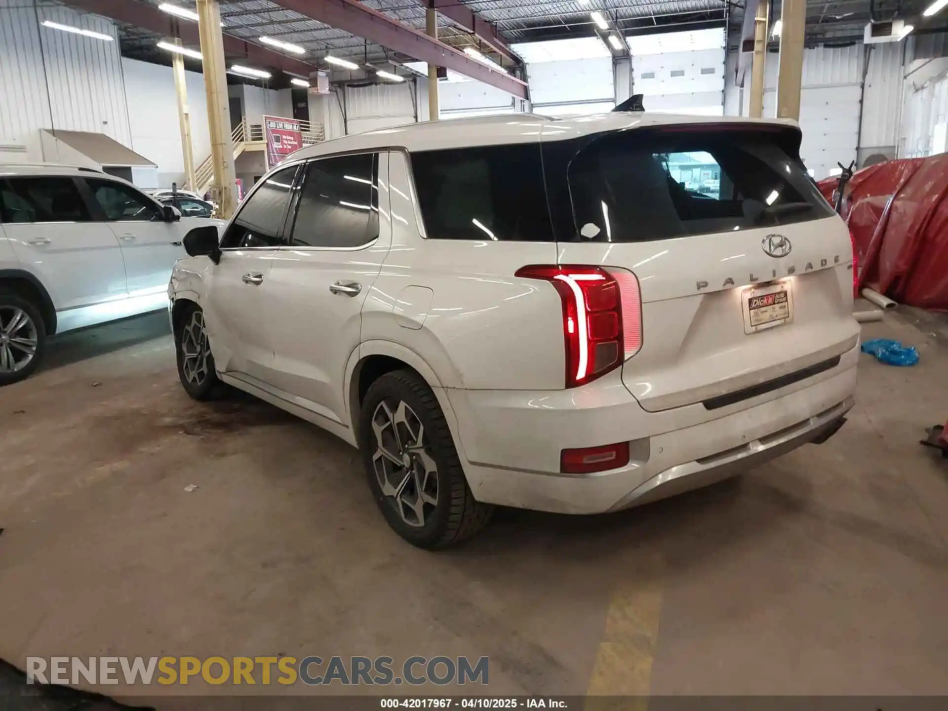 3 Photograph of a damaged car KM8R7DHE0MU207606 HYUNDAI PALISADE 2021
