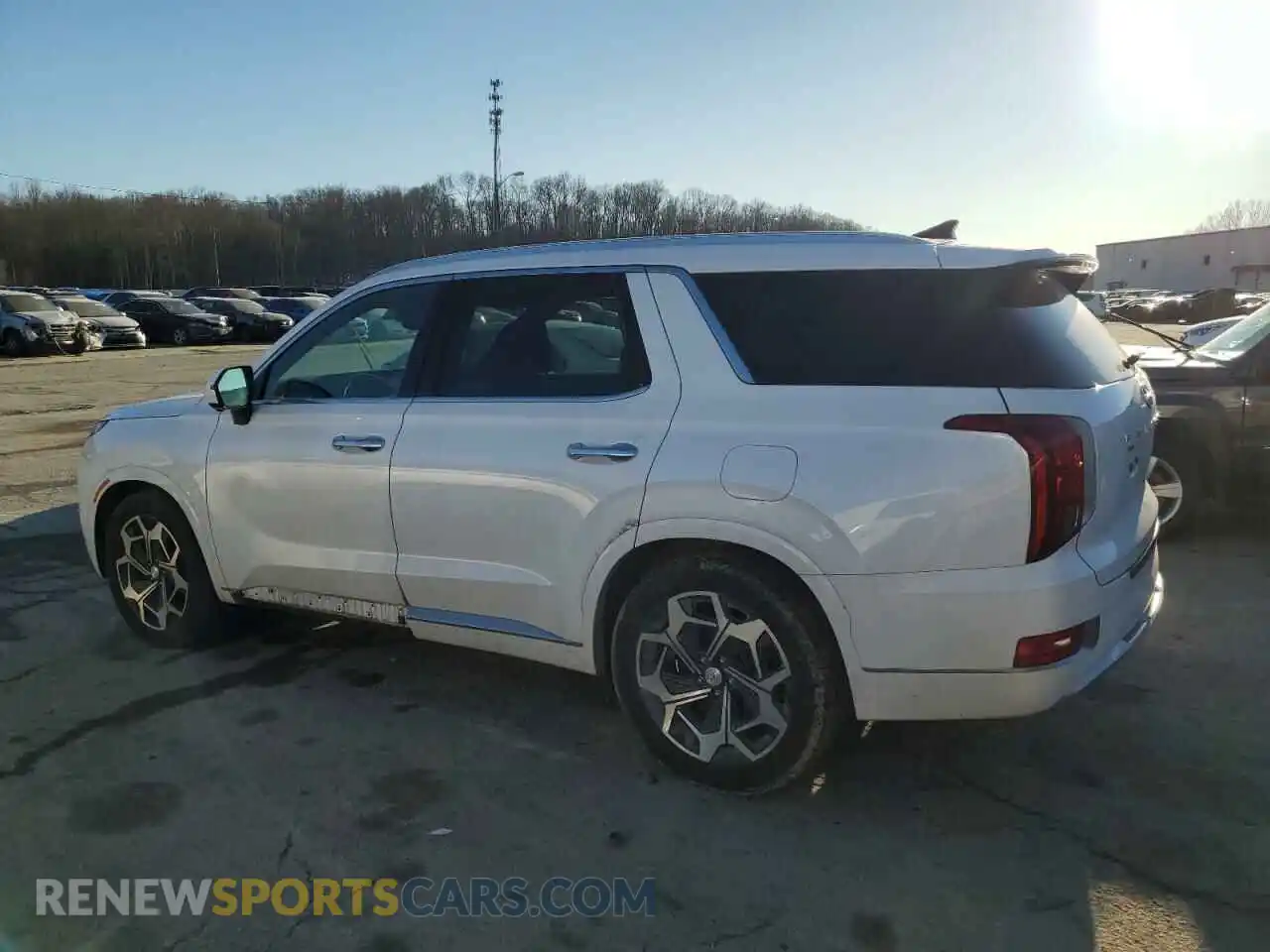 2 Photograph of a damaged car KM8R7DHE2MU242972 HYUNDAI PALISADE 2021