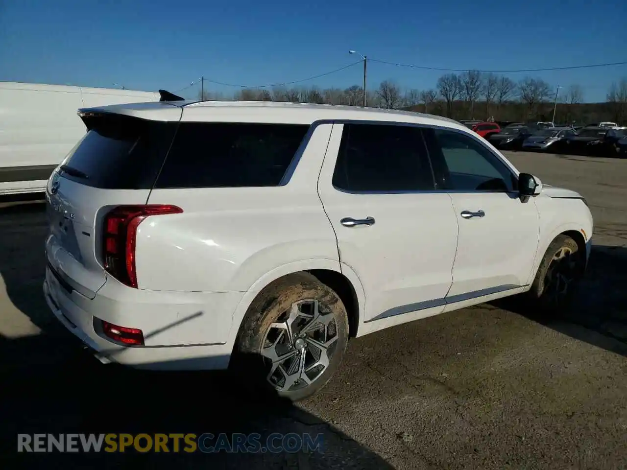 3 Photograph of a damaged car KM8R7DHE2MU242972 HYUNDAI PALISADE 2021