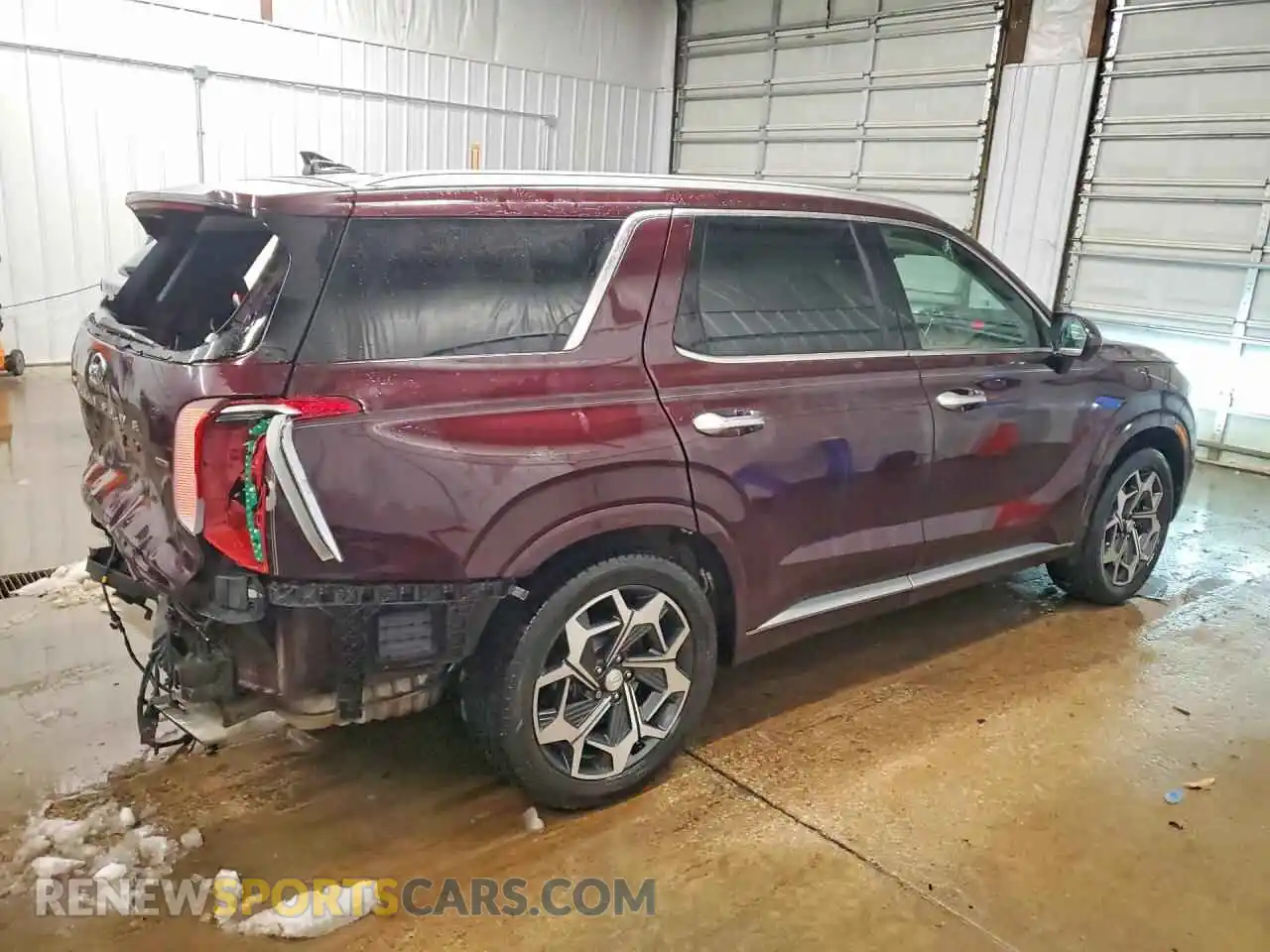 3 Photograph of a damaged car KM8R7DHE2MU285725 HYUNDAI PALISADE 2021