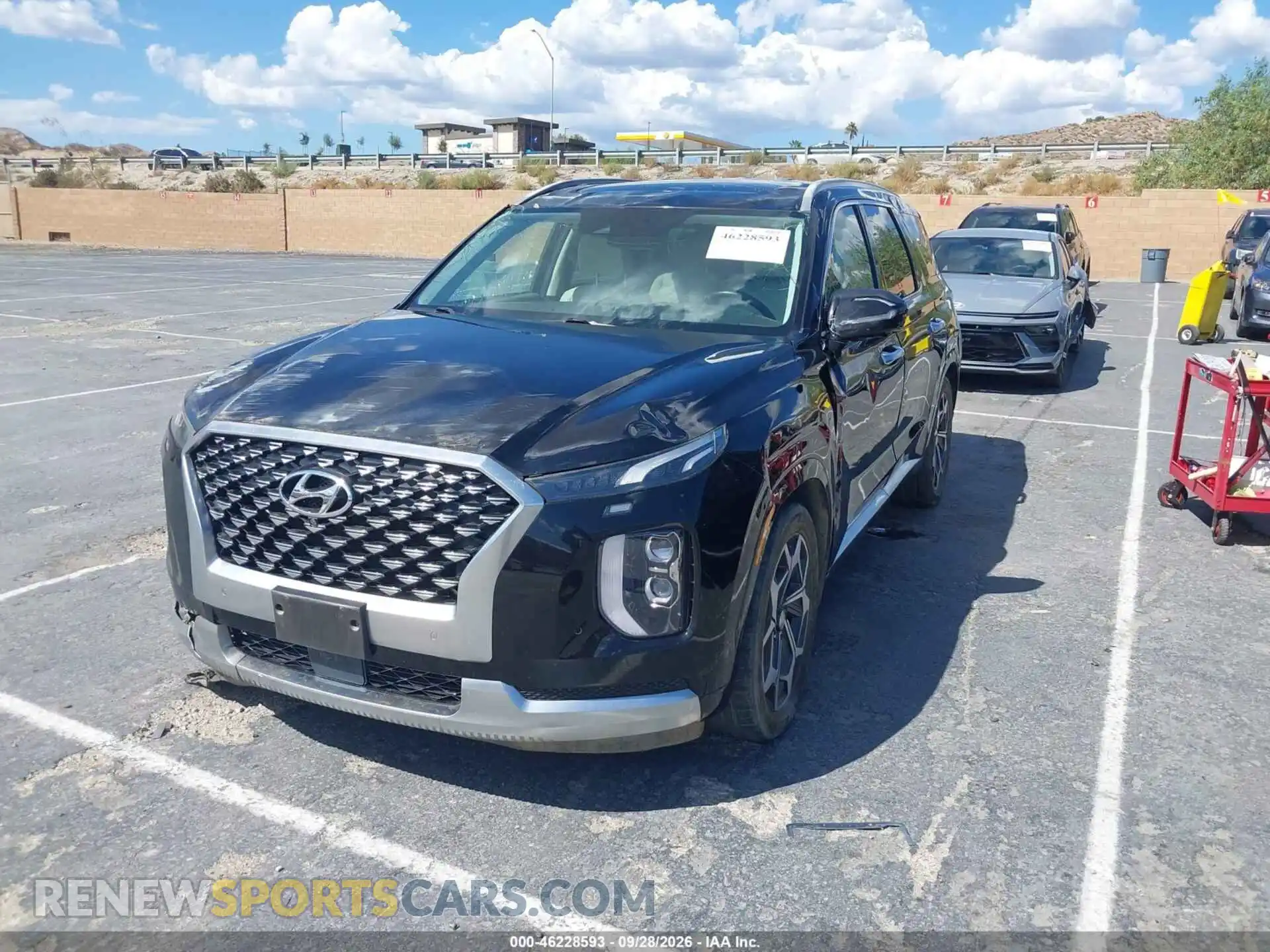 2 Photograph of a damaged car KM8R7DHE4MU185853 HYUNDAI PALISADE 2021