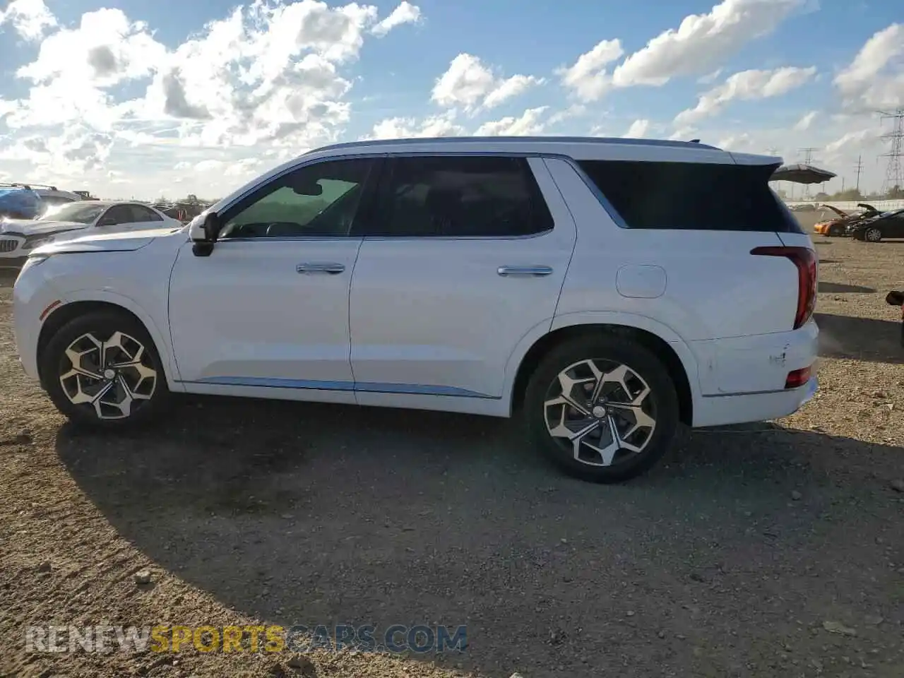 2 Photograph of a damaged car KM8R7DHE4MU192382 HYUNDAI PALISADE 2021