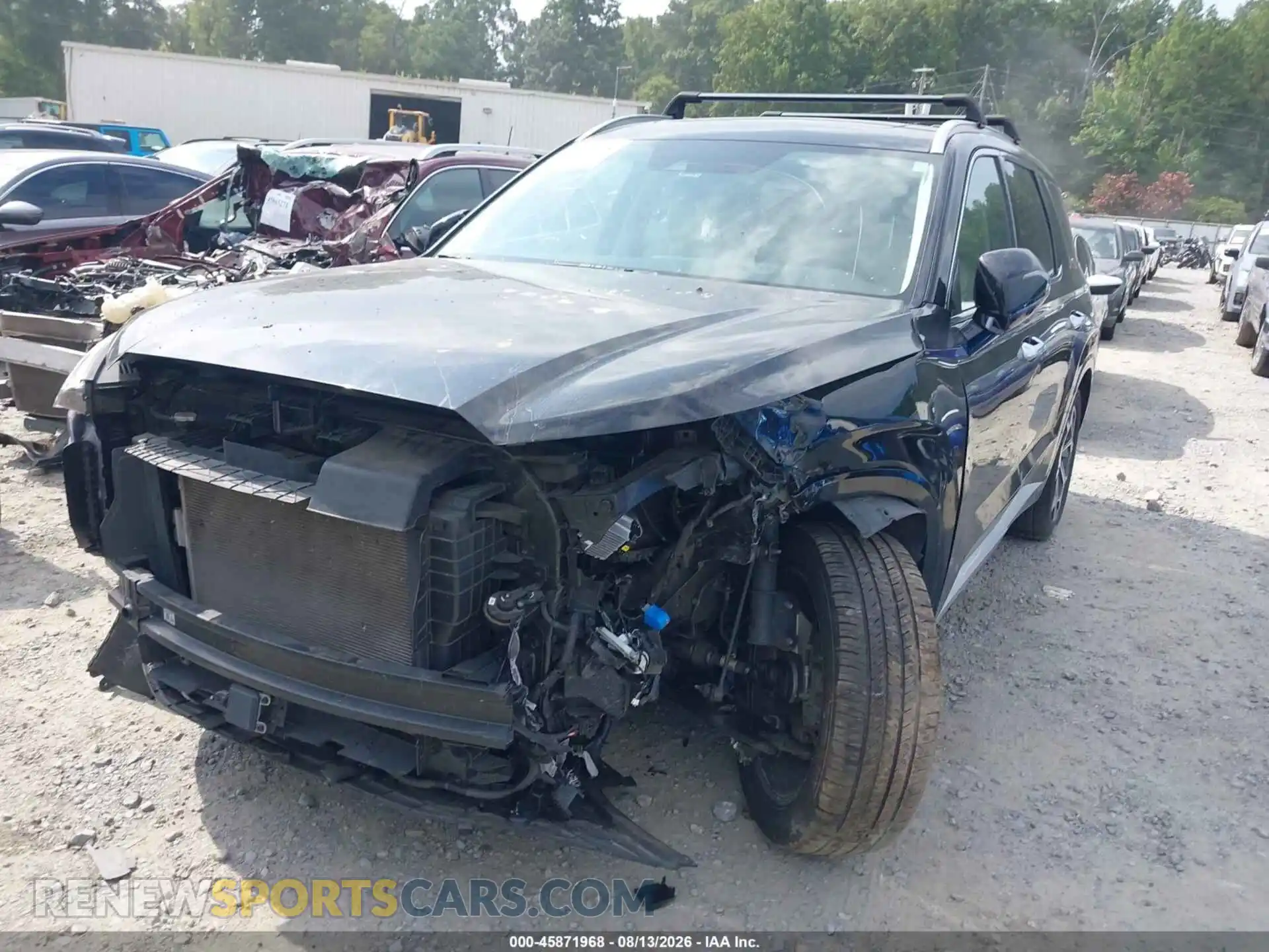 2 Photograph of a damaged car KM8R7DHE4MU244173 HYUNDAI PALISADE 2021
