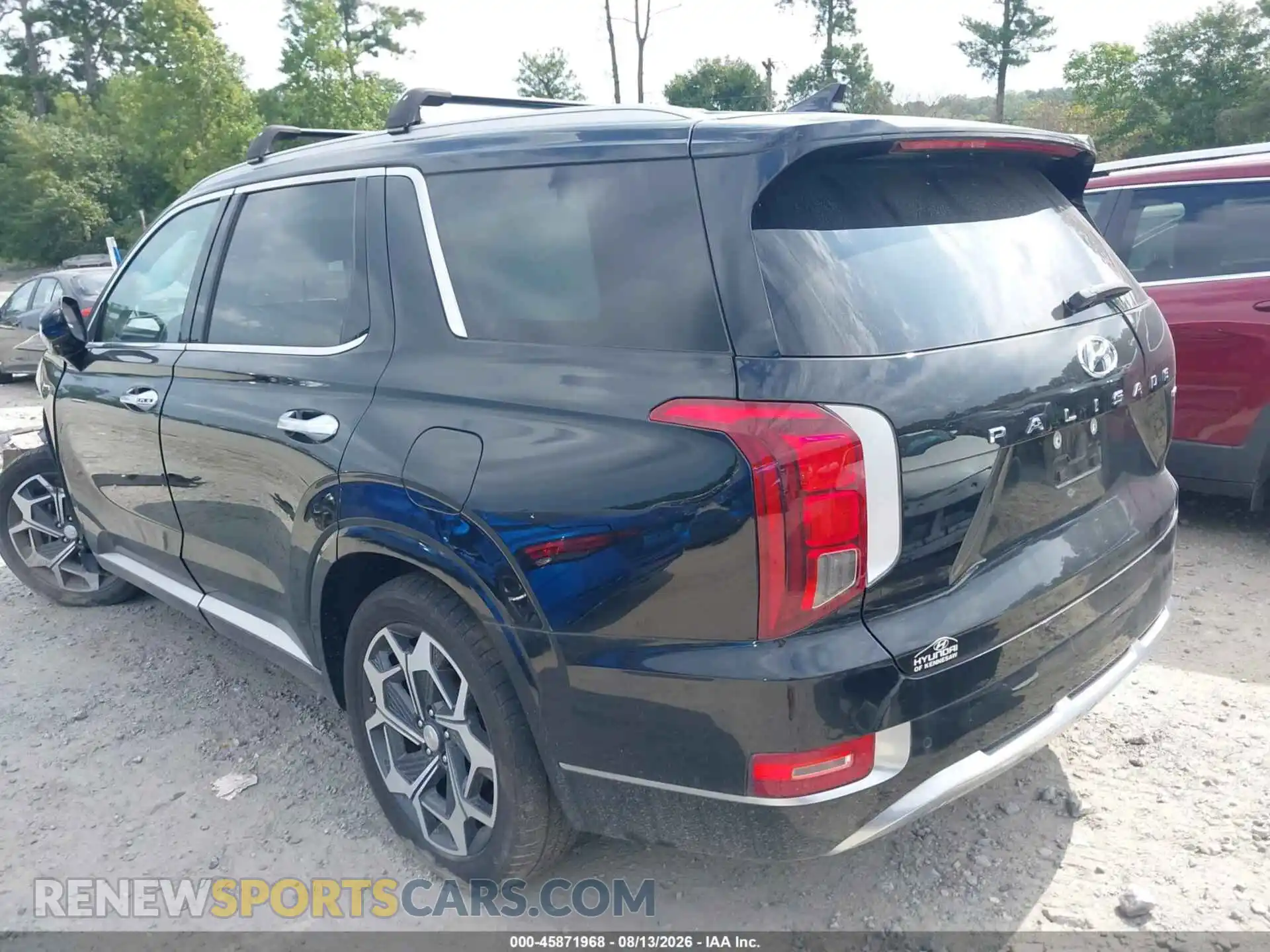 3 Photograph of a damaged car KM8R7DHE4MU244173 HYUNDAI PALISADE 2021