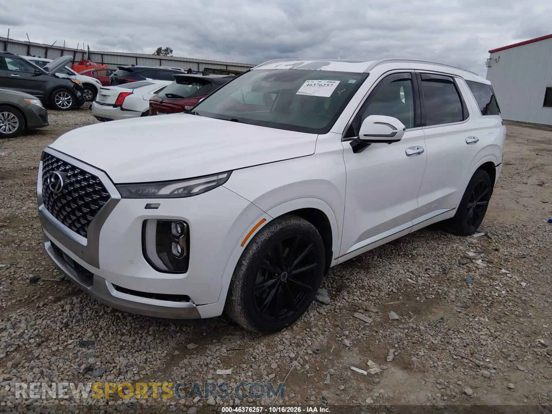 2 fotografías del automóvil dañado KM8R7DHE9MU191275 HYUNDAI PALISADE 2021