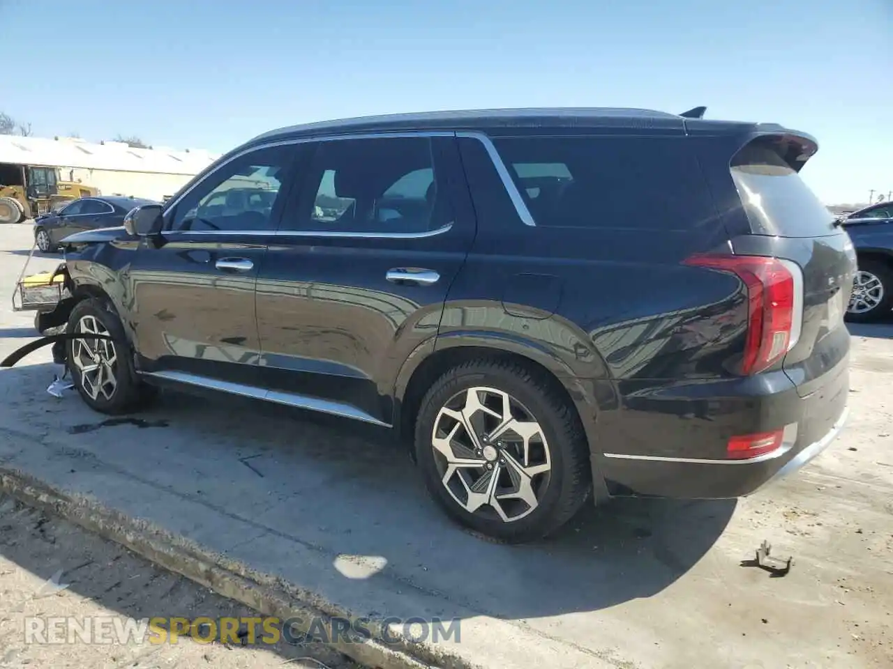 2 Photograph of a damaged car KM8R7DHE9MU216062 HYUNDAI PALISADE 2021