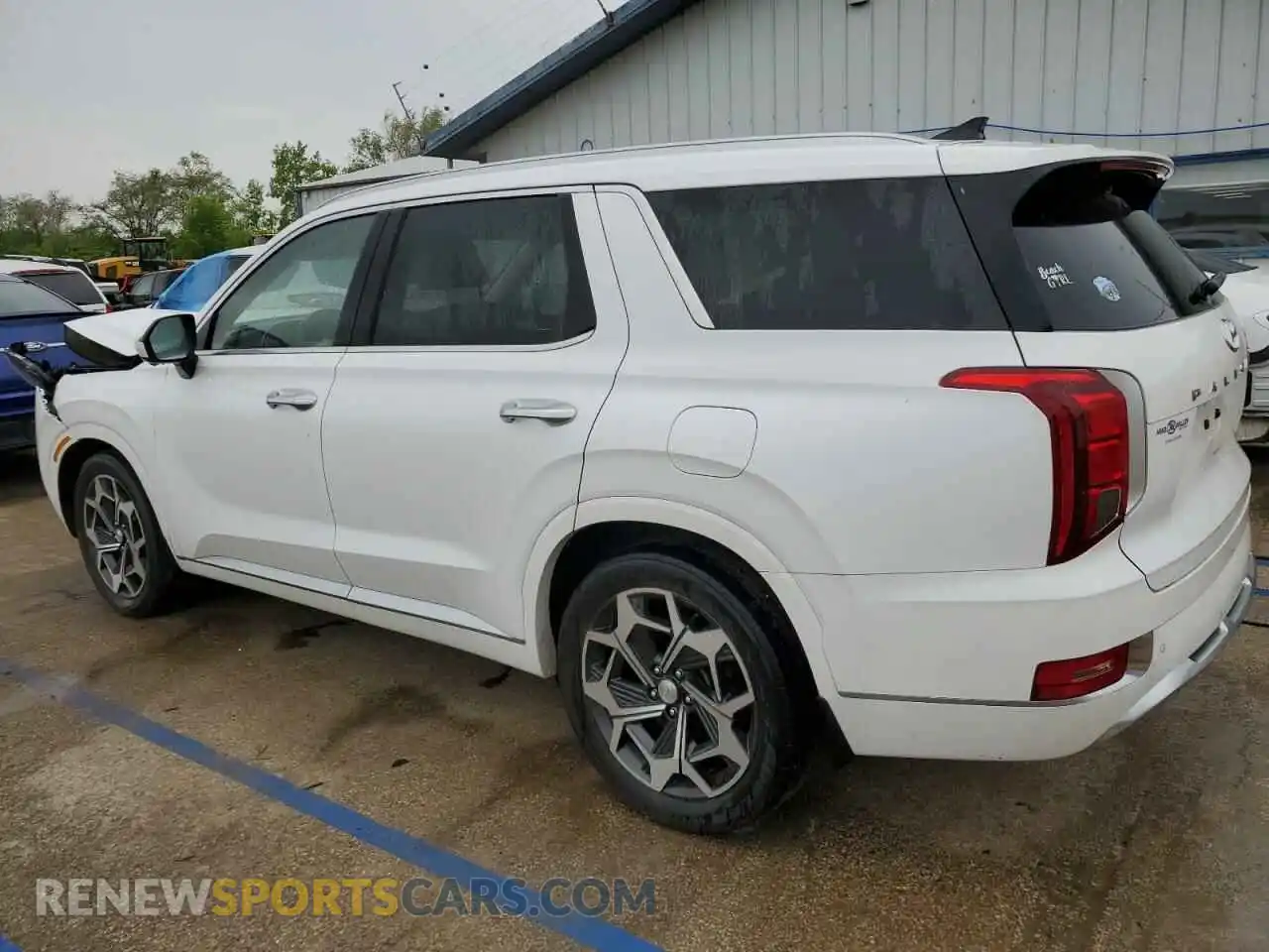 2 Фотография поврежденного автомобиля KM8R7DHE9MU225005 HYUNDAI PALISADE 2021