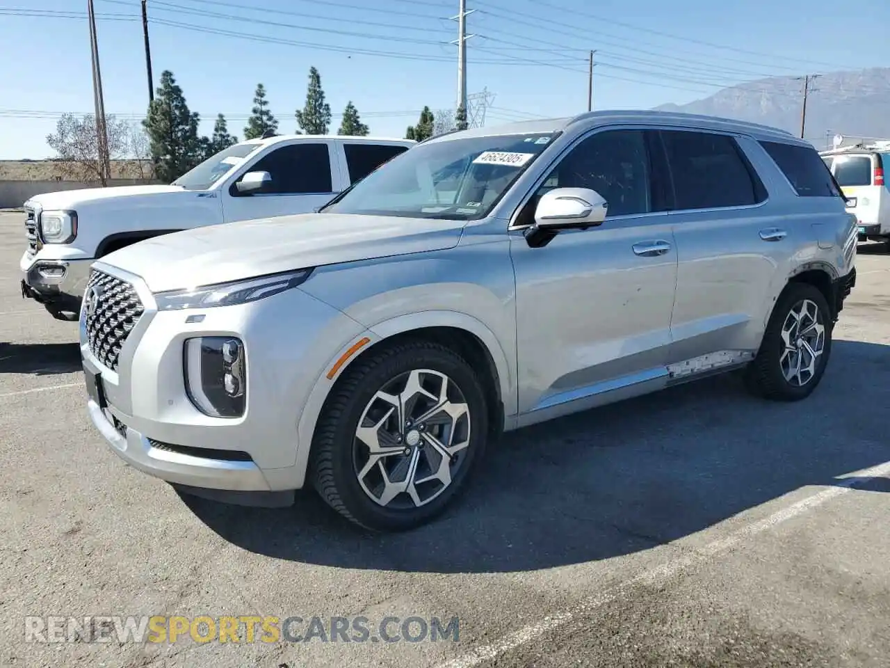 1 Photograph of a damaged car KM8R7DHE9MU309535 HYUNDAI PALISADE 2021