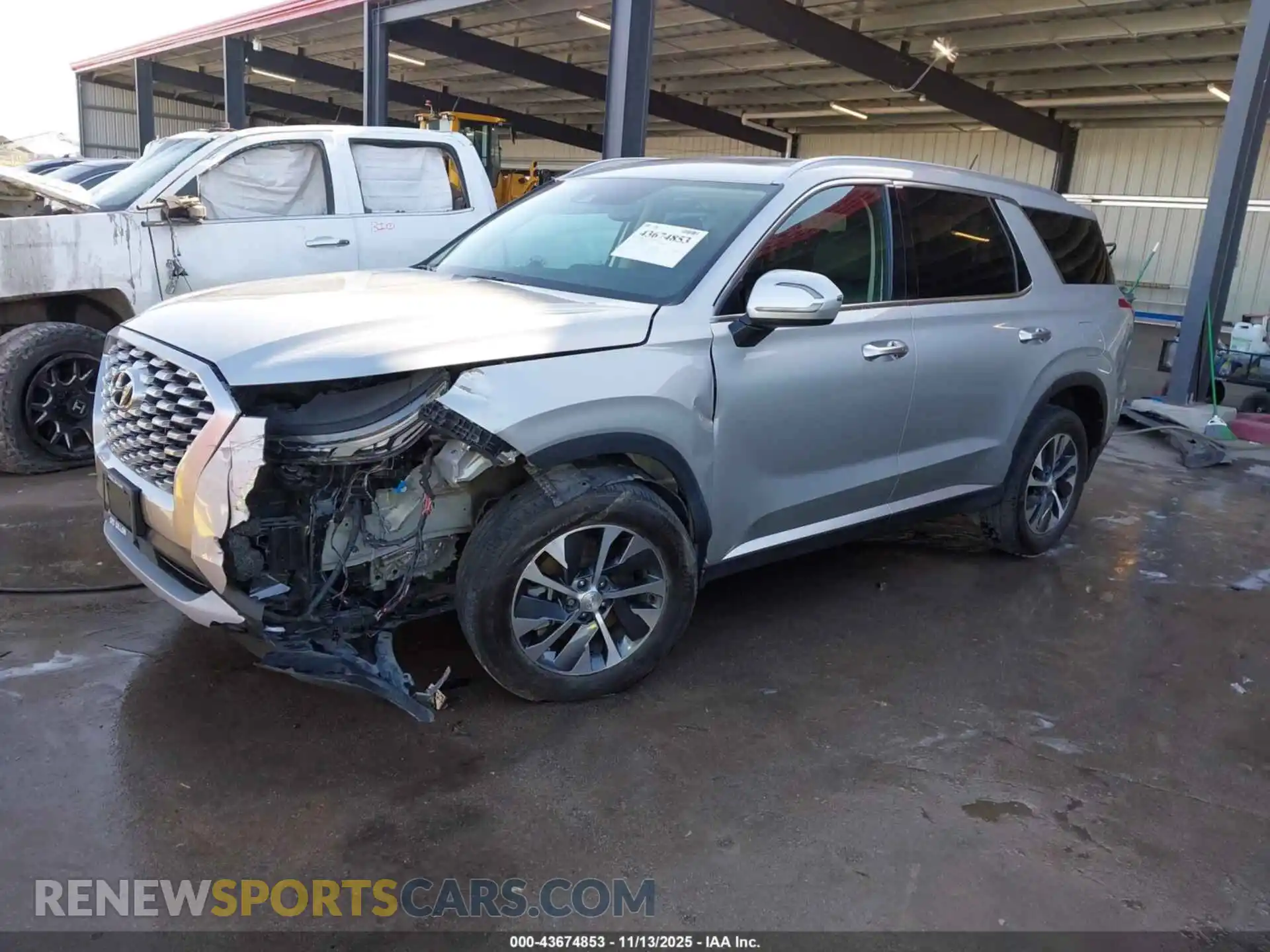 2 Photograph of a damaged car KM8R2DHE4NU470147 HYUNDAI PALISADE 2022