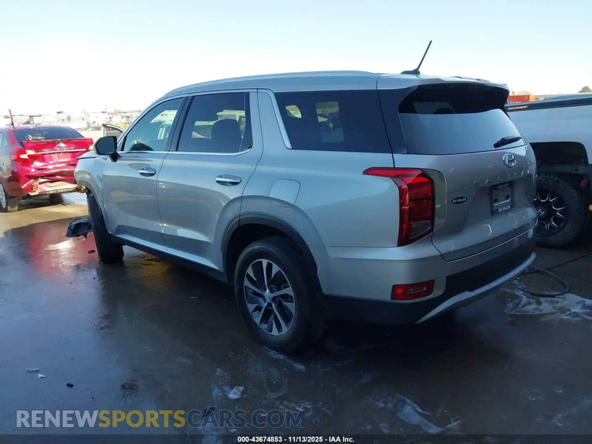 3 Photograph of a damaged car KM8R2DHE4NU470147 HYUNDAI PALISADE 2022