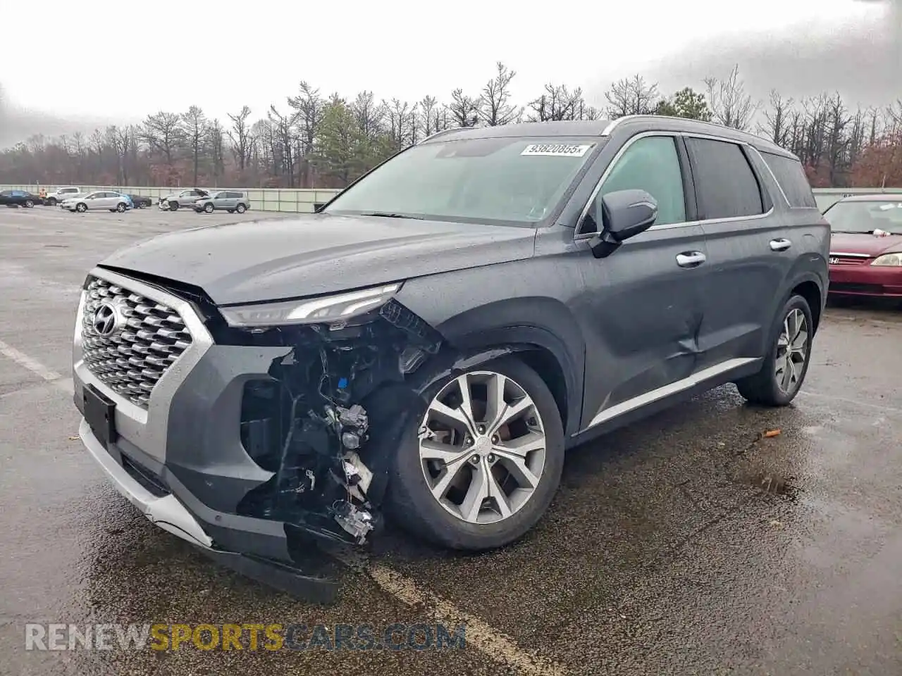 1 Photograph of a damaged car KM8R4DHE4NU351993 HYUNDAI PALISADE 2022