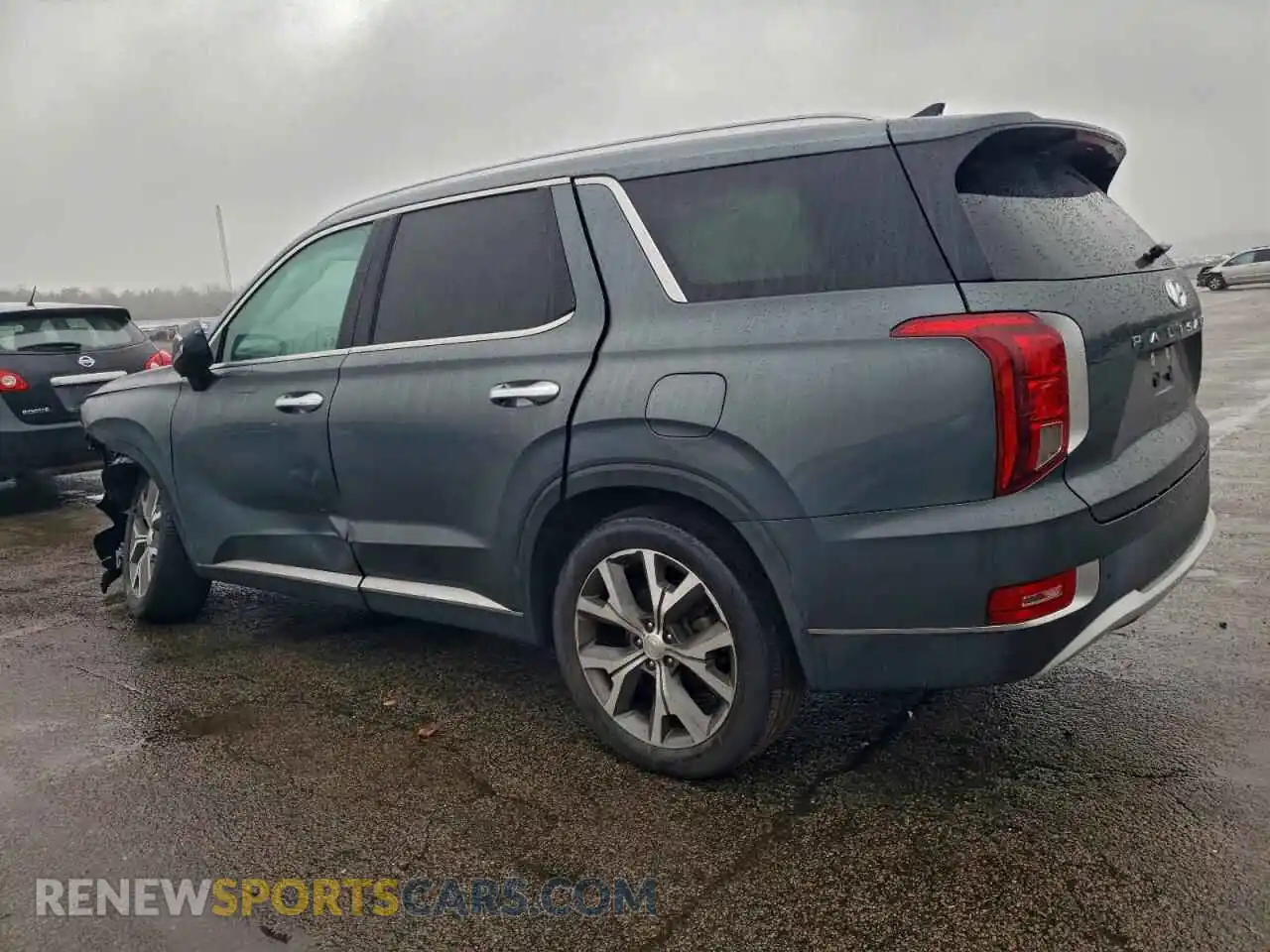 2 Photograph of a damaged car KM8R4DHE4NU351993 HYUNDAI PALISADE 2022