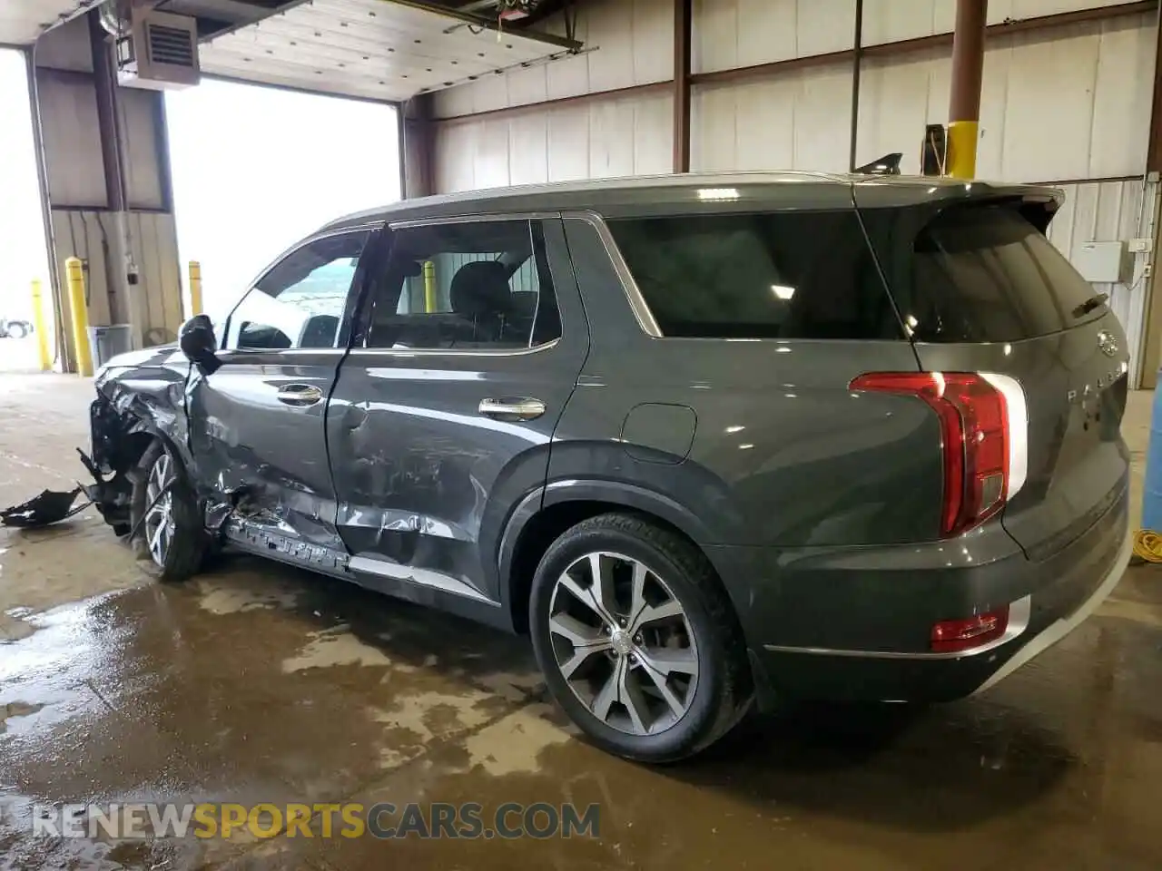 2 Photograph of a damaged car KM8R5DHE4NU396249 HYUNDAI PALISADE 2022