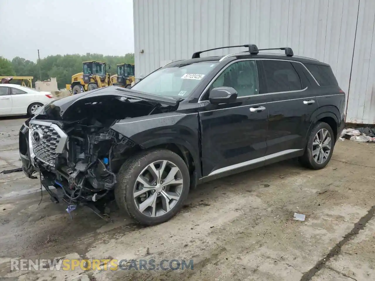 1 Photograph of a damaged car KM8R5DHEXNU345208 HYUNDAI PALISADE 2022
