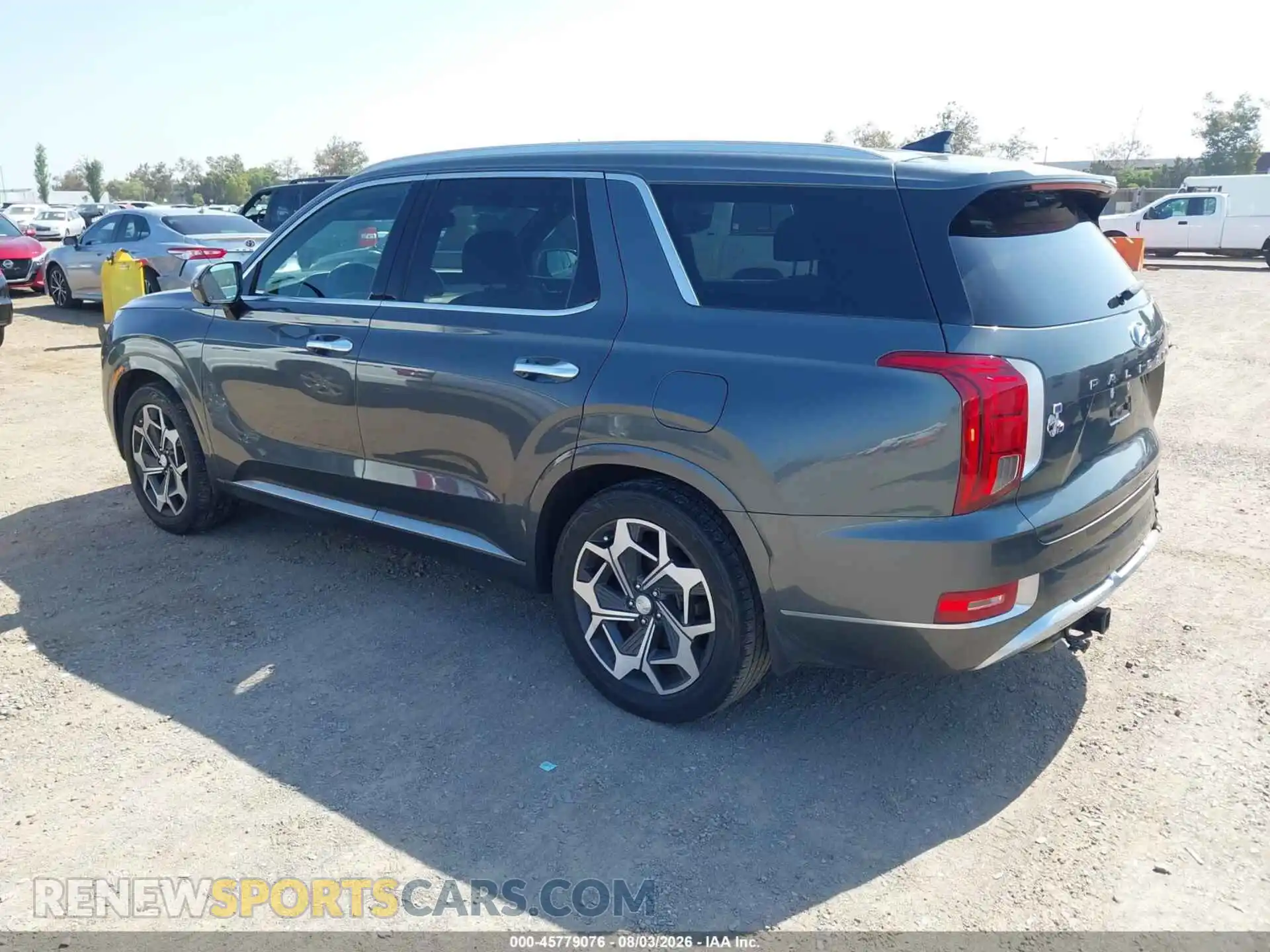 3 fotografías del automóvil dañado KM8R74HE2NU347318 HYUNDAI PALISADE 2022