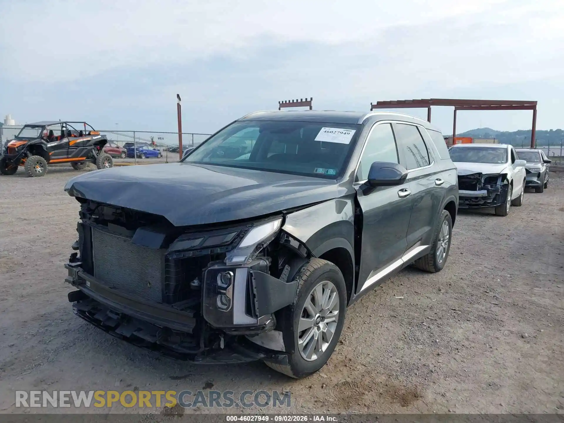 2 Photograph of a damaged car KM8R2DGE7PU583899 HYUNDAI PALISADE 2023