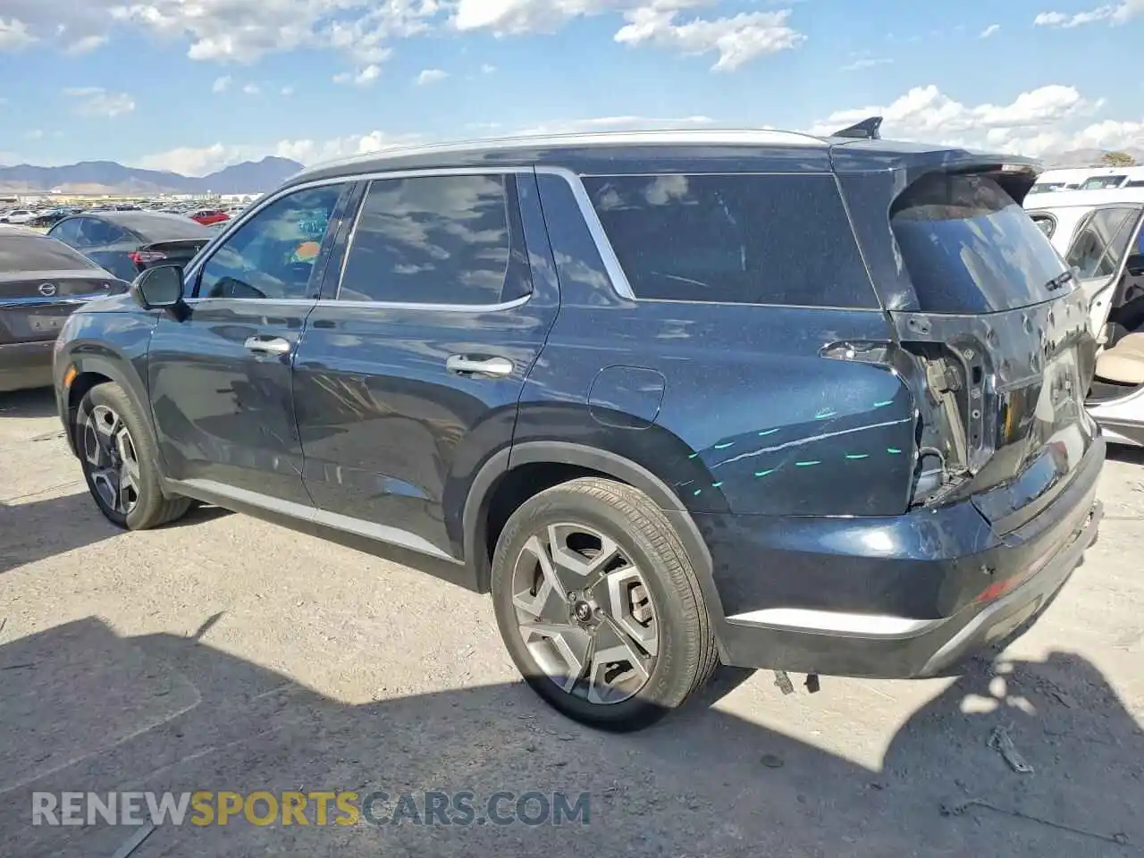 2 Photograph of a damaged car KM8R44GE5PU582941 HYUNDAI PALISADE 2023