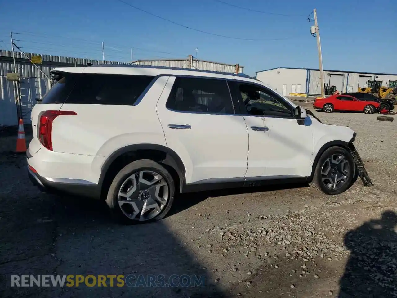 3 fotografías del automóvil dañado KM8R4DGE7PU577188 HYUNDAI PALISADE 2023