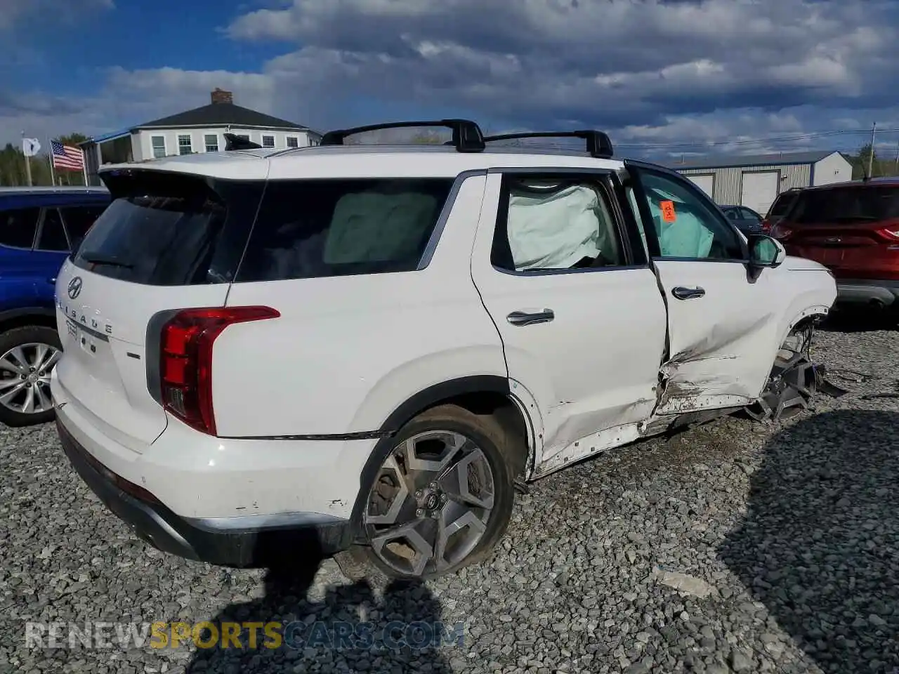 3 Photograph of a damaged car KM8R5DGE4PU581115 HYUNDAI PALISADE 2023