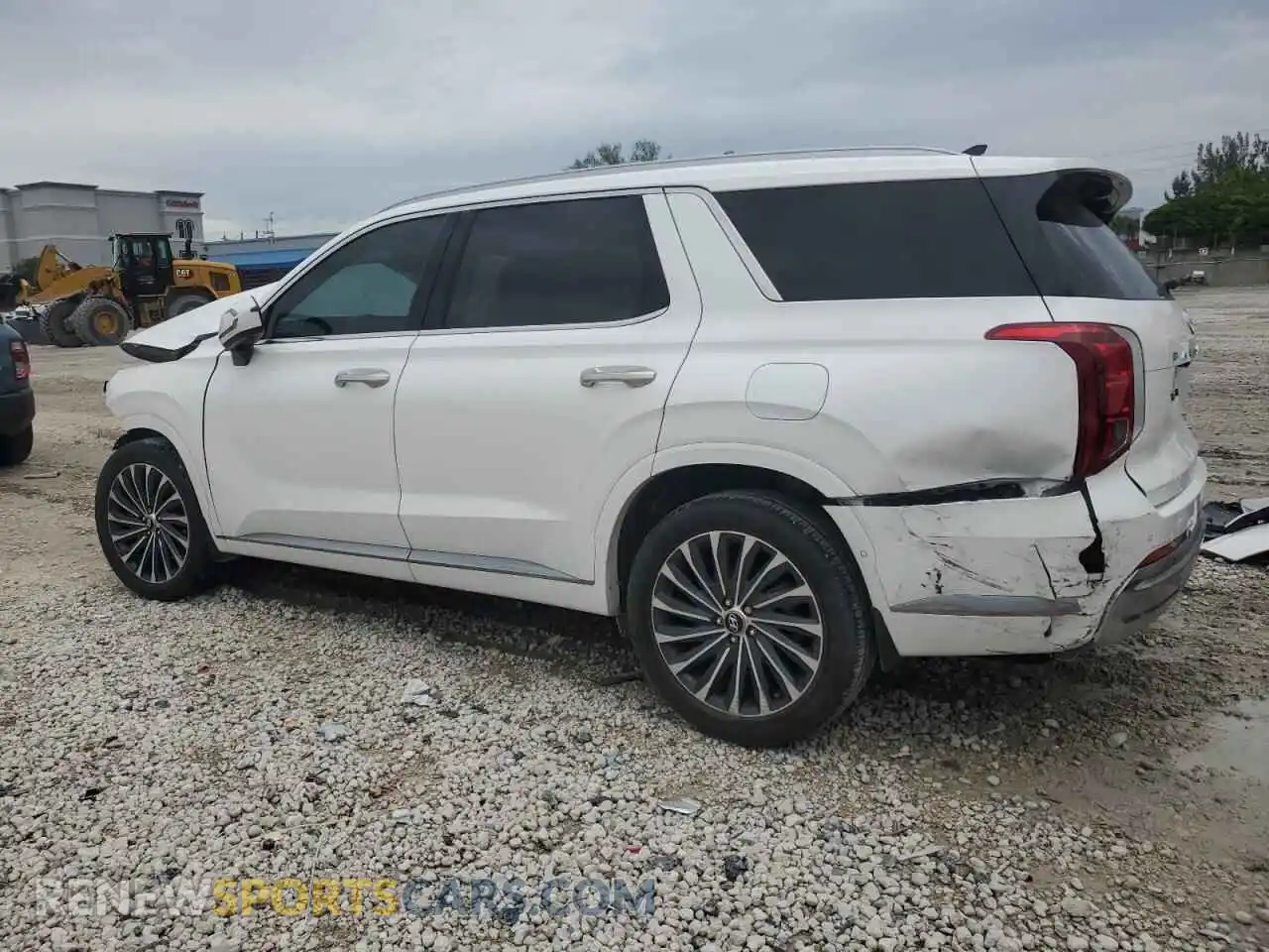 2 Photograph of a damaged car KM8R74GE6PU635380 HYUNDAI PALISADE 2023