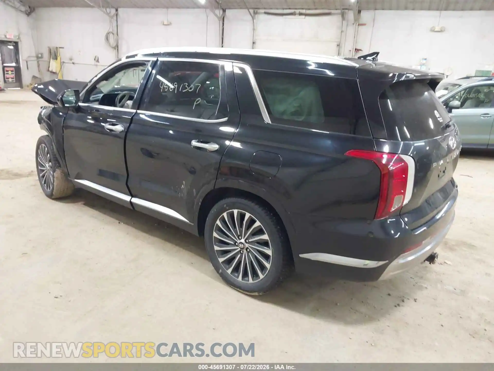 3 Photograph of a damaged car KM8R7DGE7PU586500 HYUNDAI PALISADE 2023