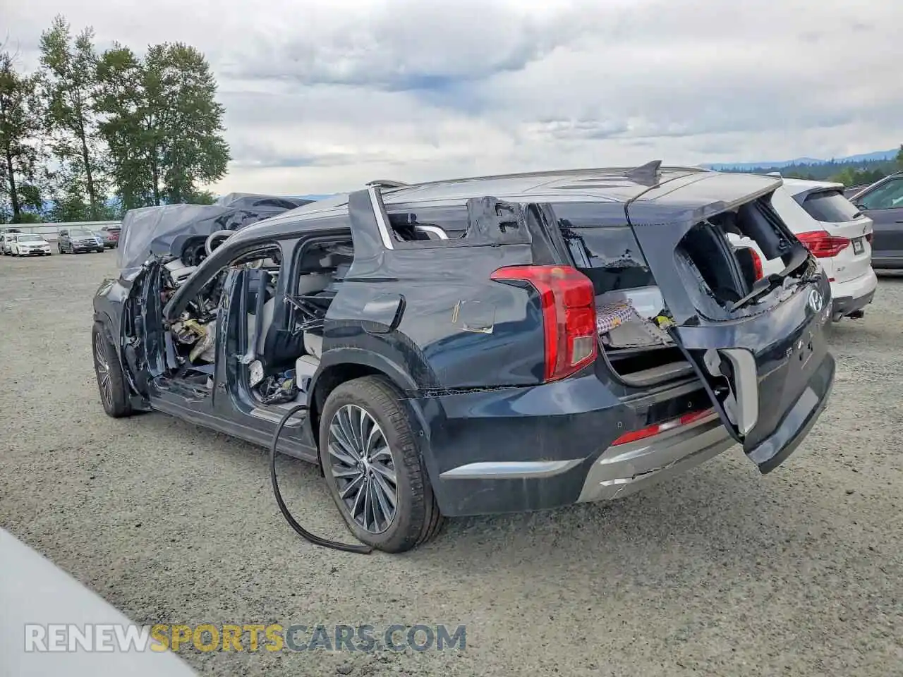 2 fotografías del automóvil dañado KM8R7DGE9PU515802 HYUNDAI PALISADE 2023