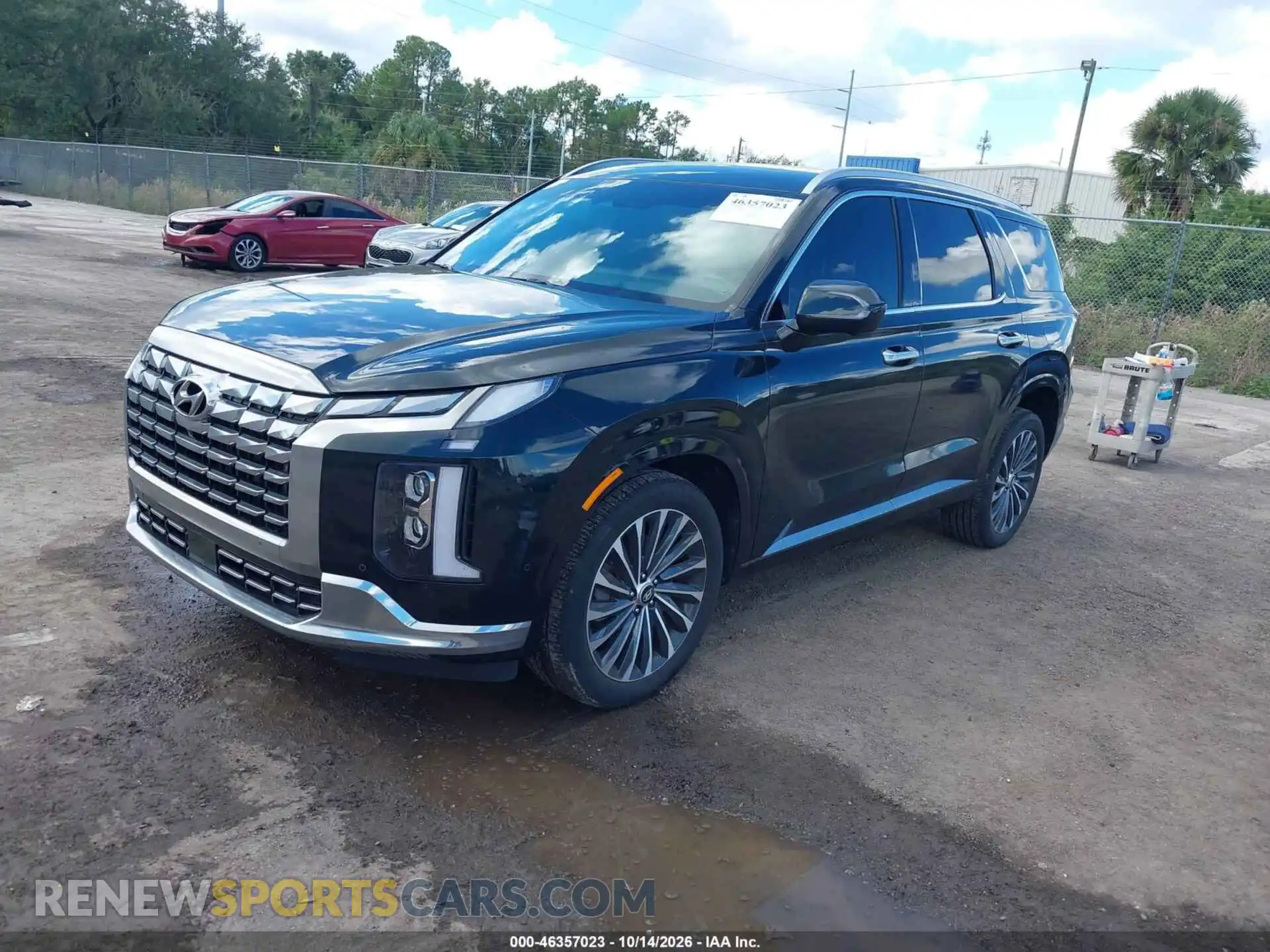 2 fotografías del automóvil dañado KM8R7DGE9PU583209 HYUNDAI PALISADE 2023