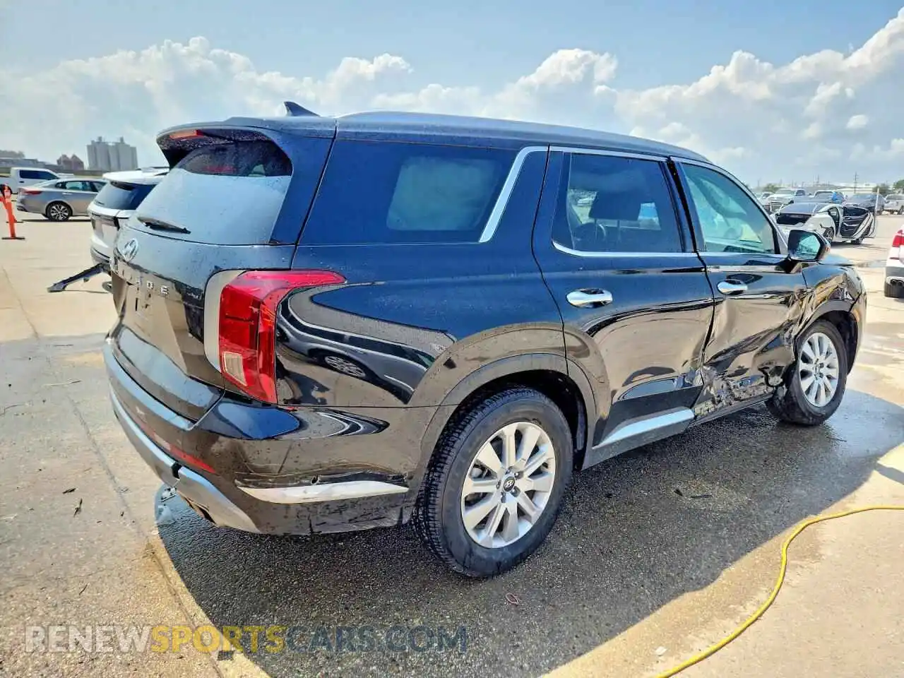 3 fotografías del automóvil dañado KM8R24GE5SU831026 HYUNDAI PALISADE 2025