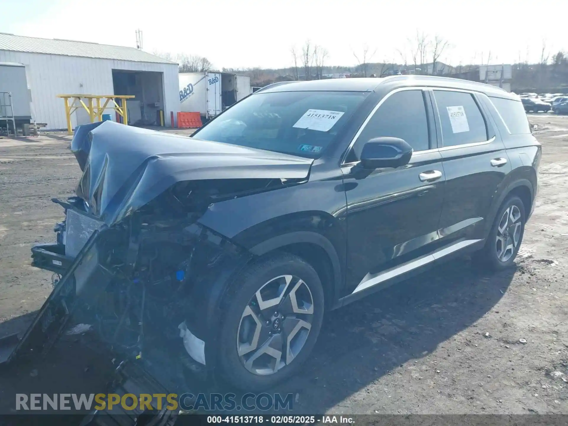 2 fotografías del automóvil dañado KM8R4DGE1SU843006 HYUNDAI PALISADE 2025
