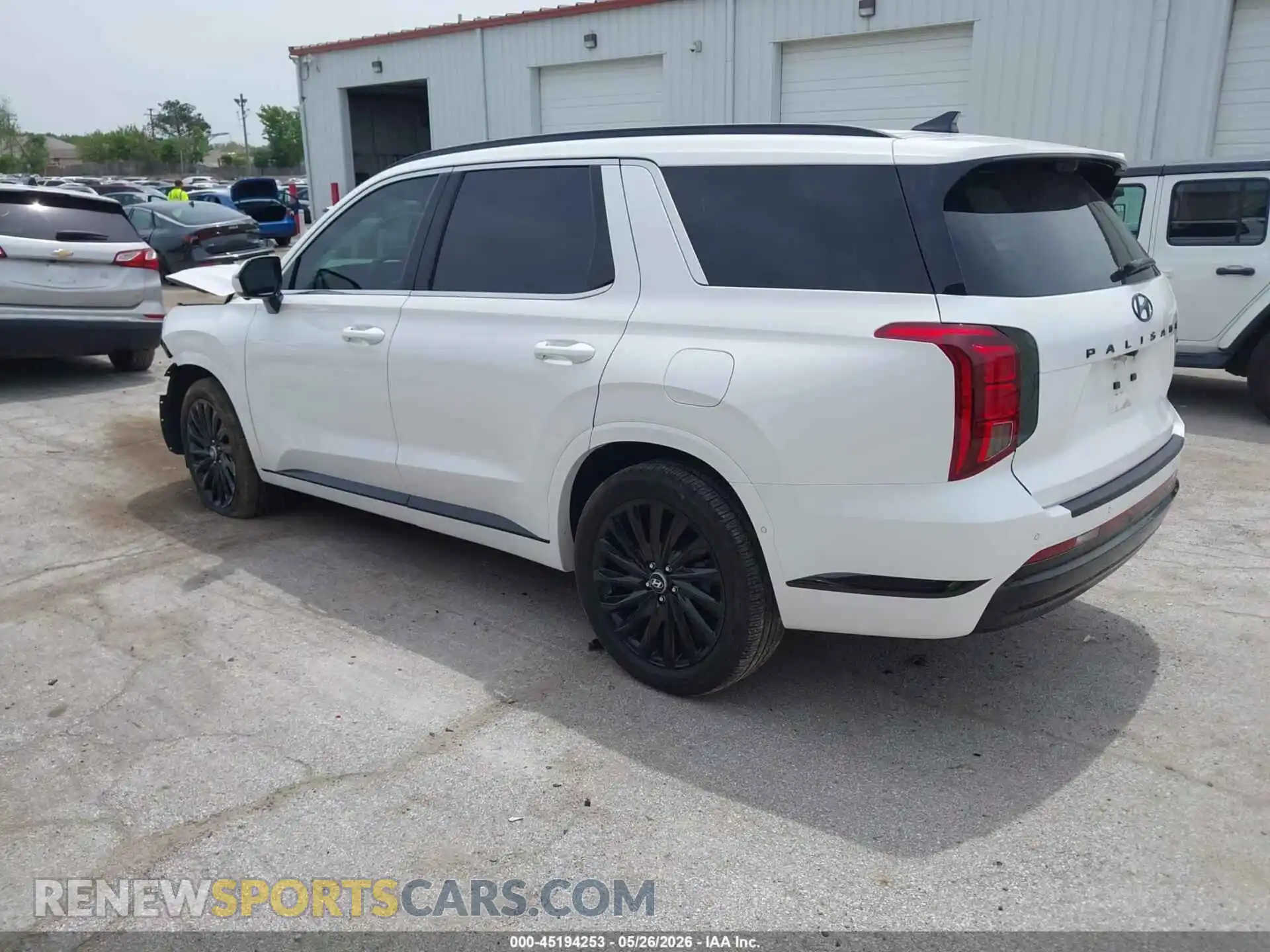 3 fotografías del automóvil dañado KM8R7DGE2SU862414 HYUNDAI PALISADE 2025
